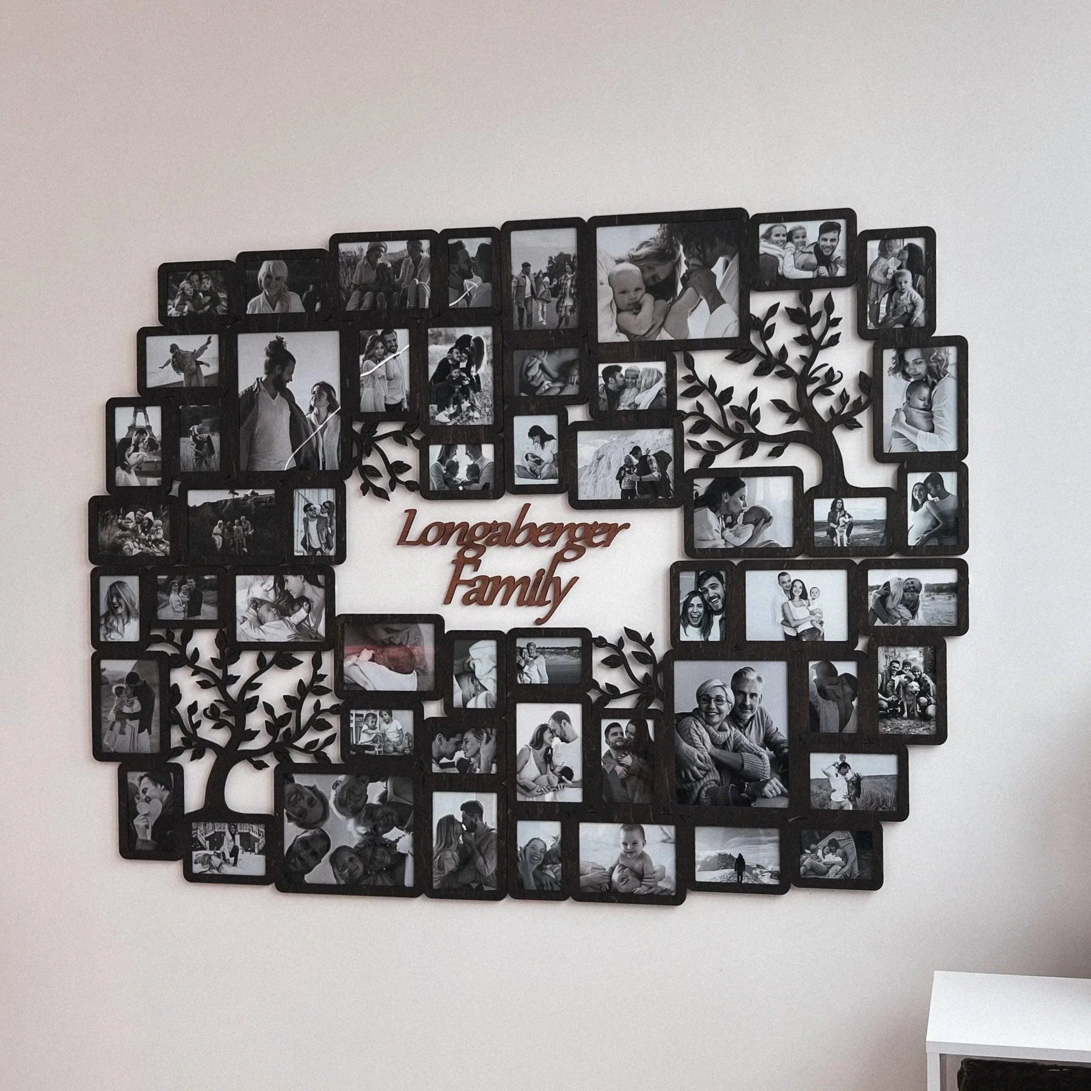 Personalized photo collage | Custom family tree | Large picture frame collage - The Frame Depot