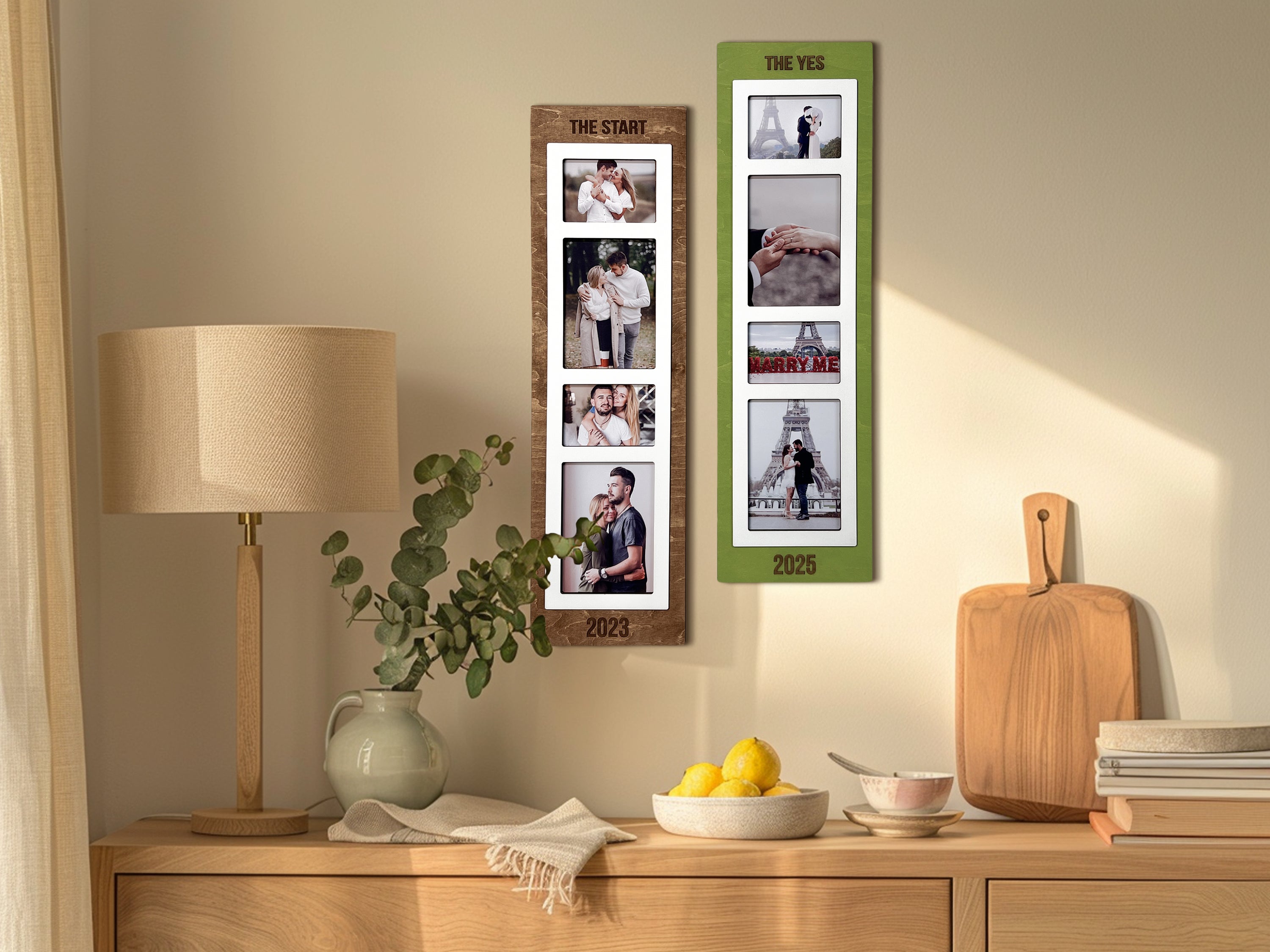 Timeline Photo Frame | Couple Picture Collage