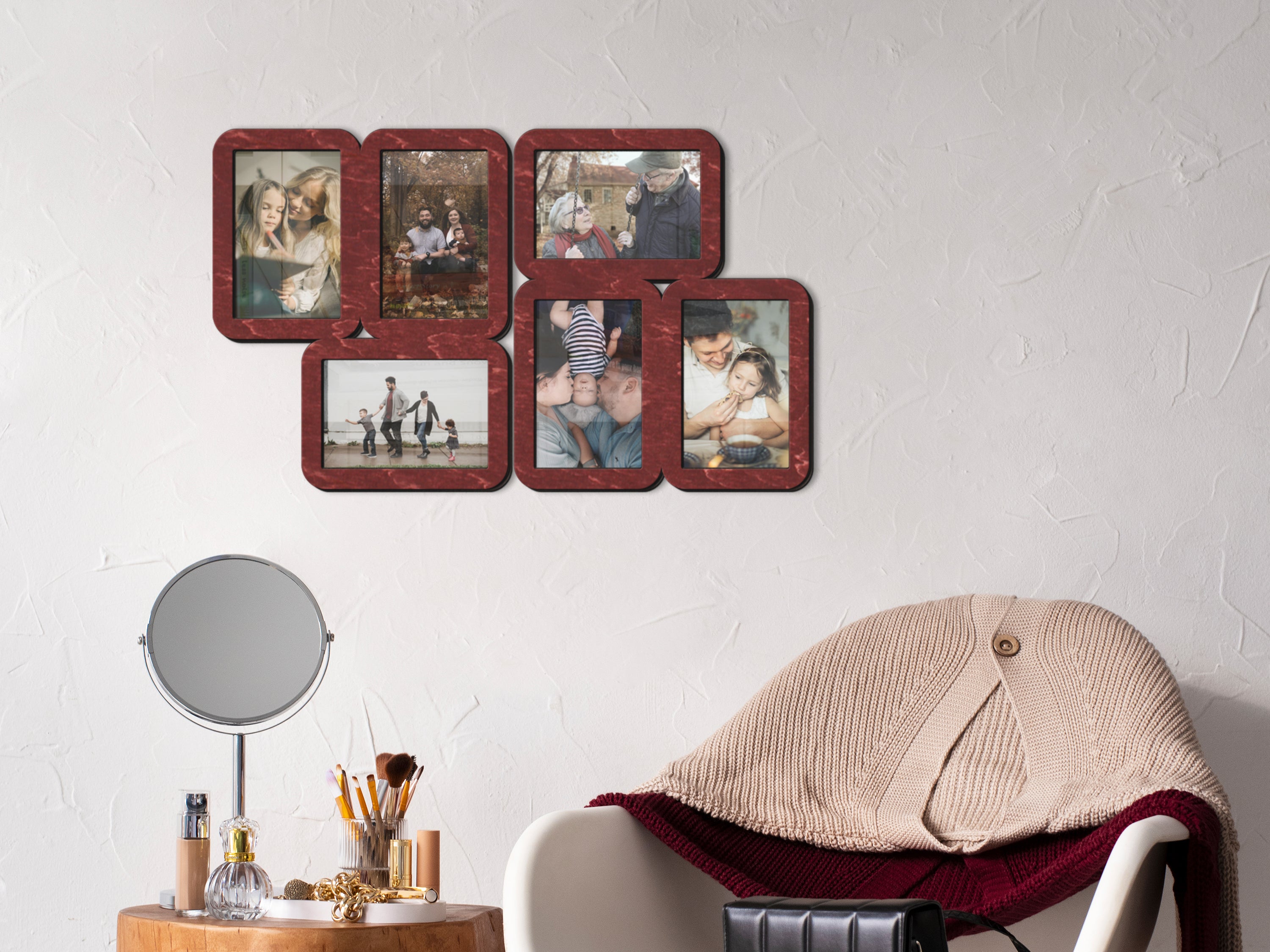 30 Piece Picture Frame Collage | Large wall photo gallery | Family photo frame