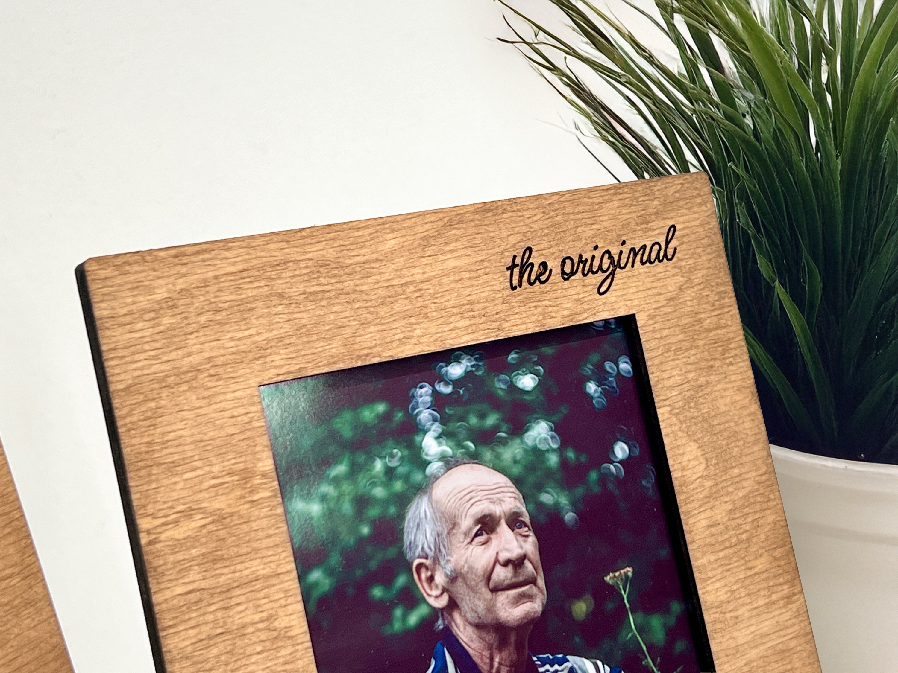 Engraved Picture Frame Set for Grandma & Grandpa: Custom Grandparent Gift