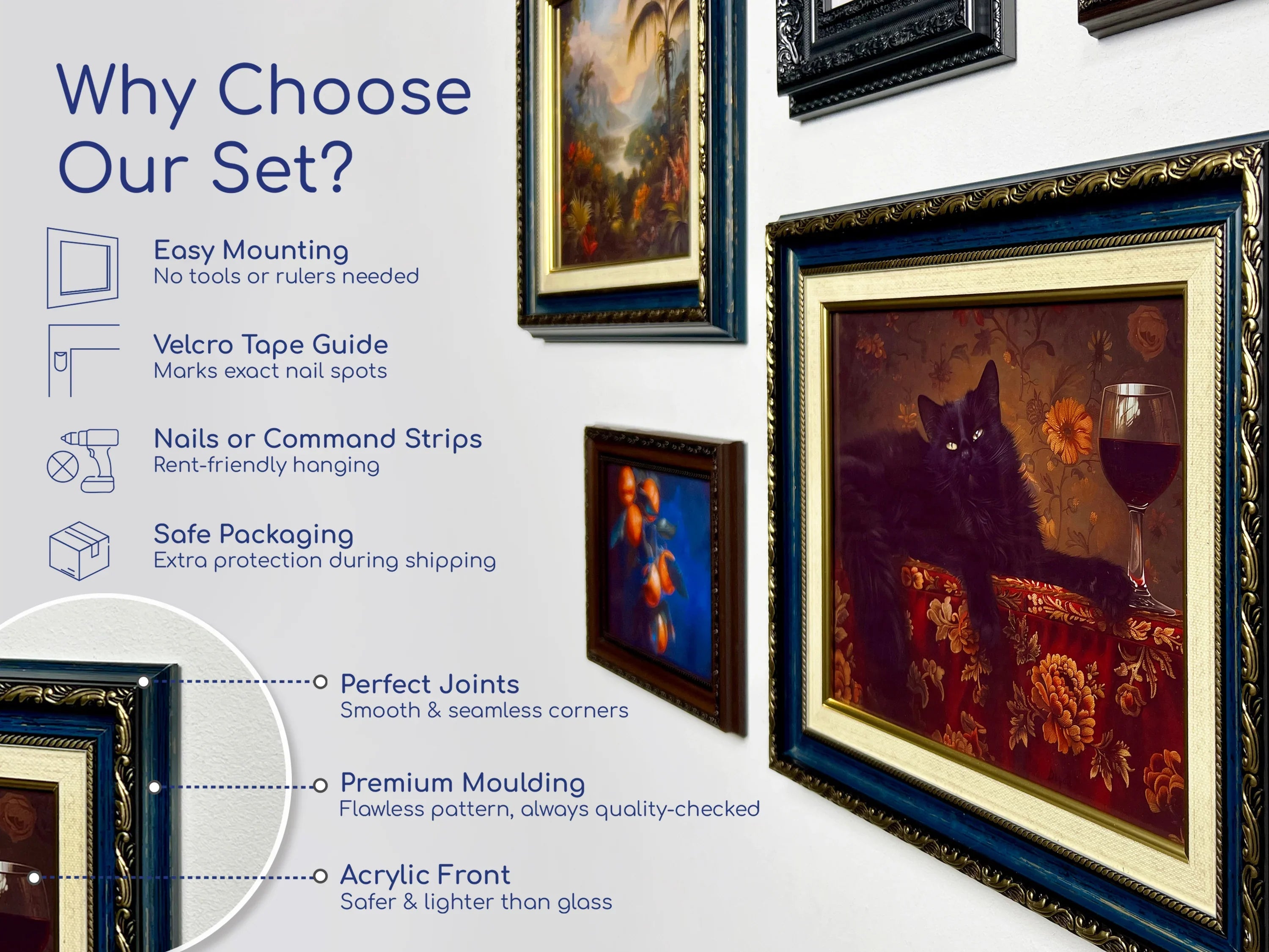 Baltic Vintage Small Set - Gallery Wall Frames