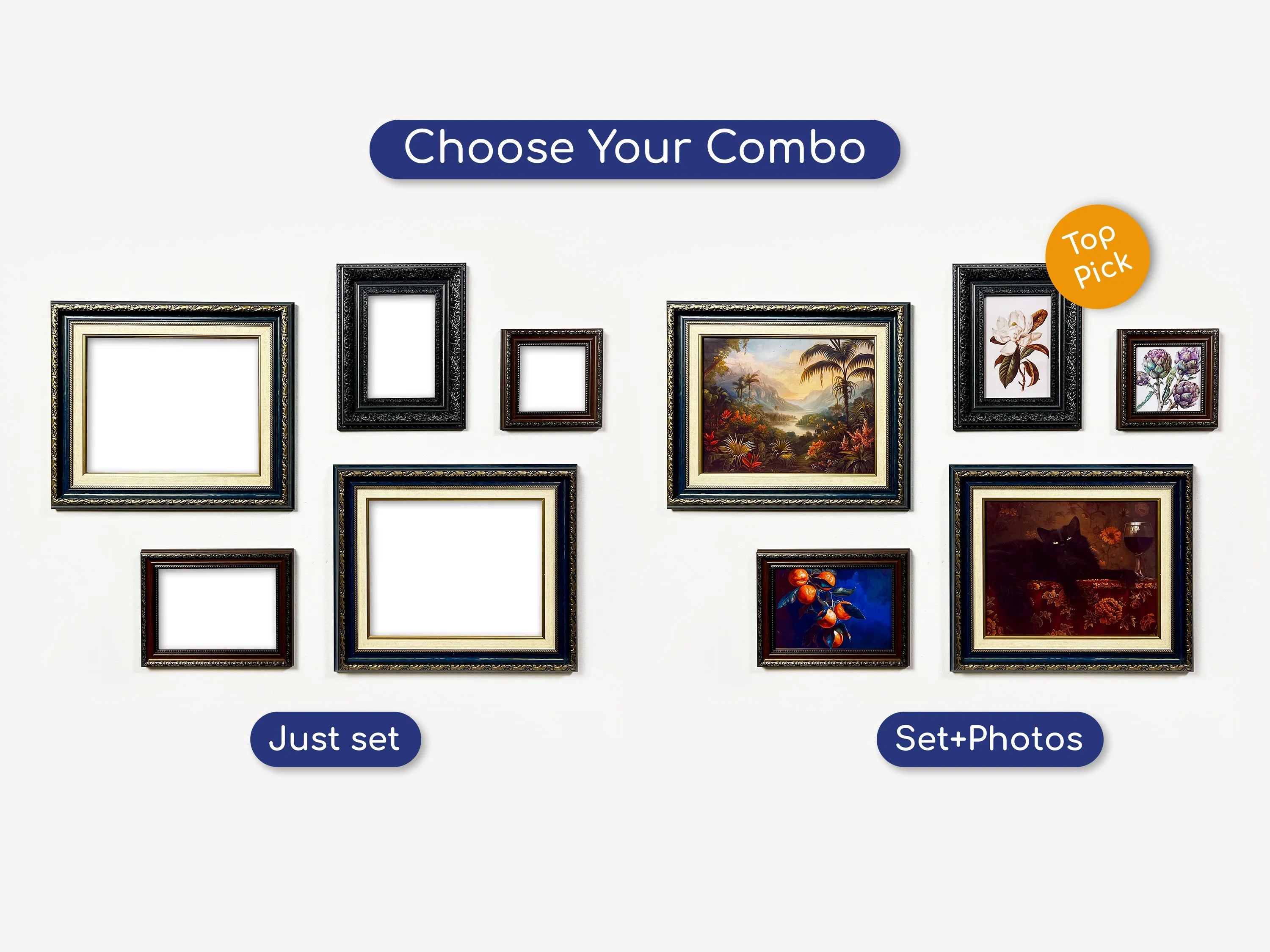 Baltic Vintage Small Set - Gallery Wall Frames