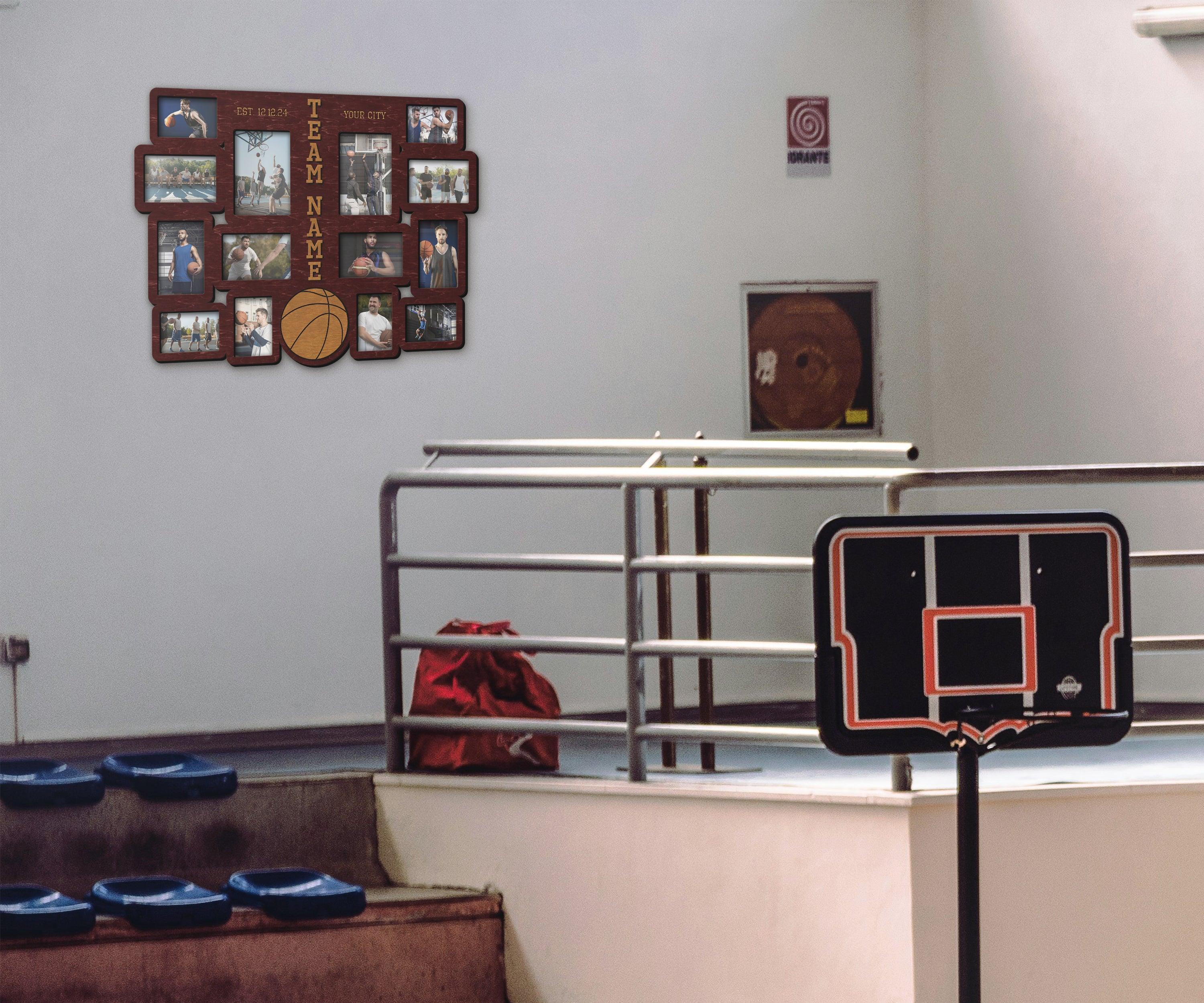 Basketball picture collage | Highschool sport team display | Boys room - The Frame Depot