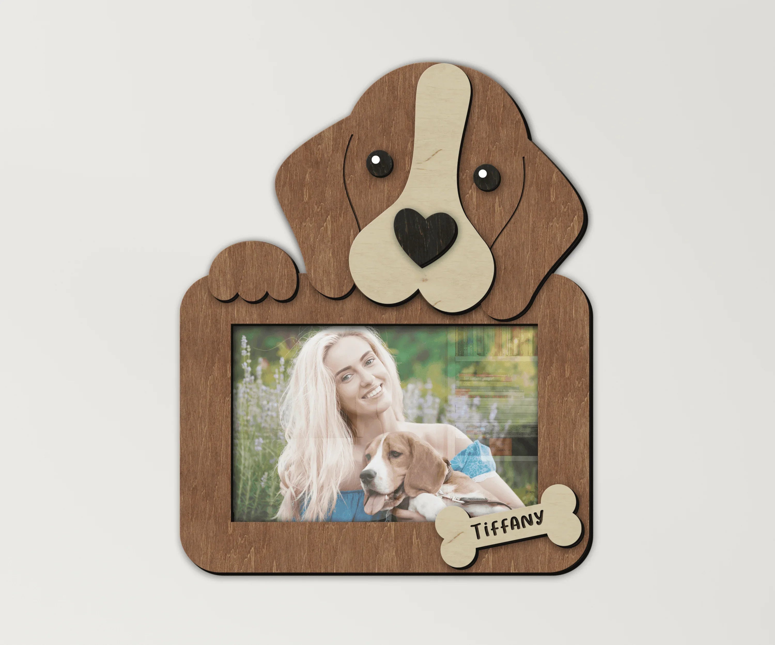 Custom Beagle Photo Frame | Unique Gift for Pet Lovers | Personalized Picture frame - The Frame Depot