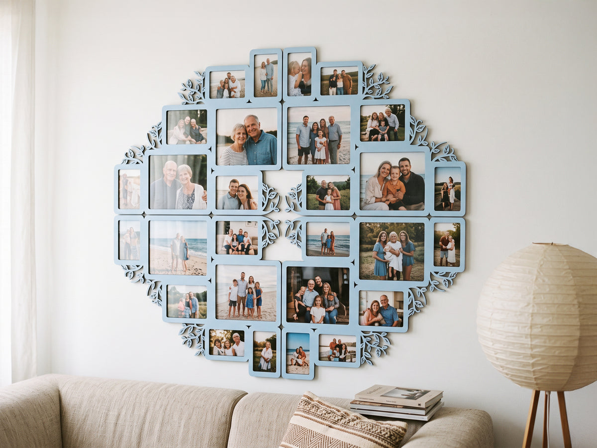 Large Photo Collage for Family Memories and Wall Decor