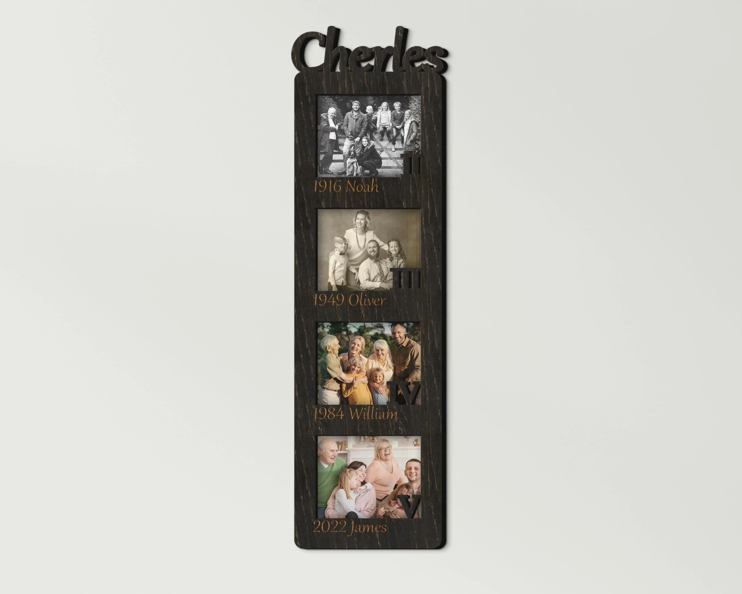 Family Generations as Picture Frame Collage - The Frame Depot