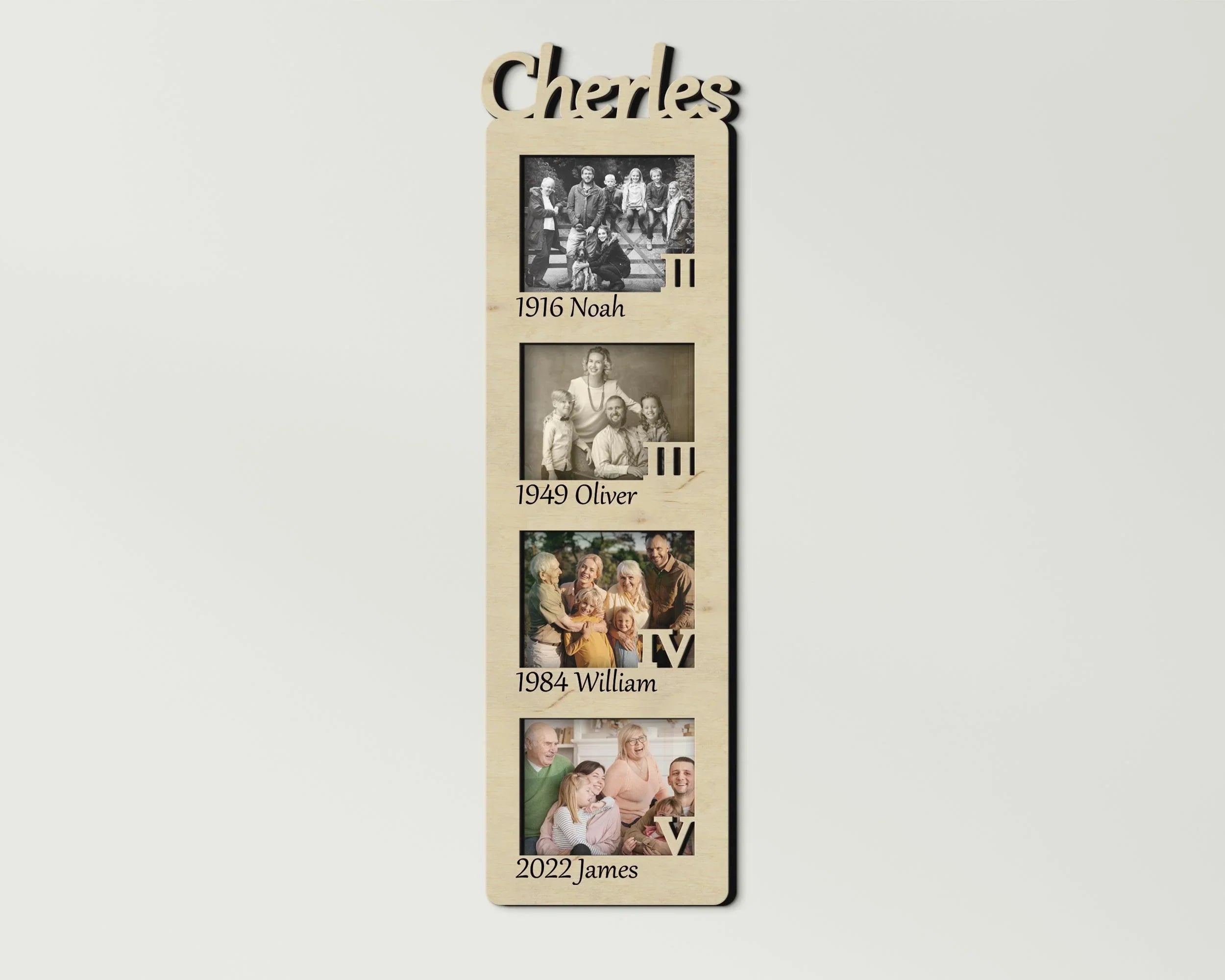Family Generations as Picture Frame Collage - The Frame Depot