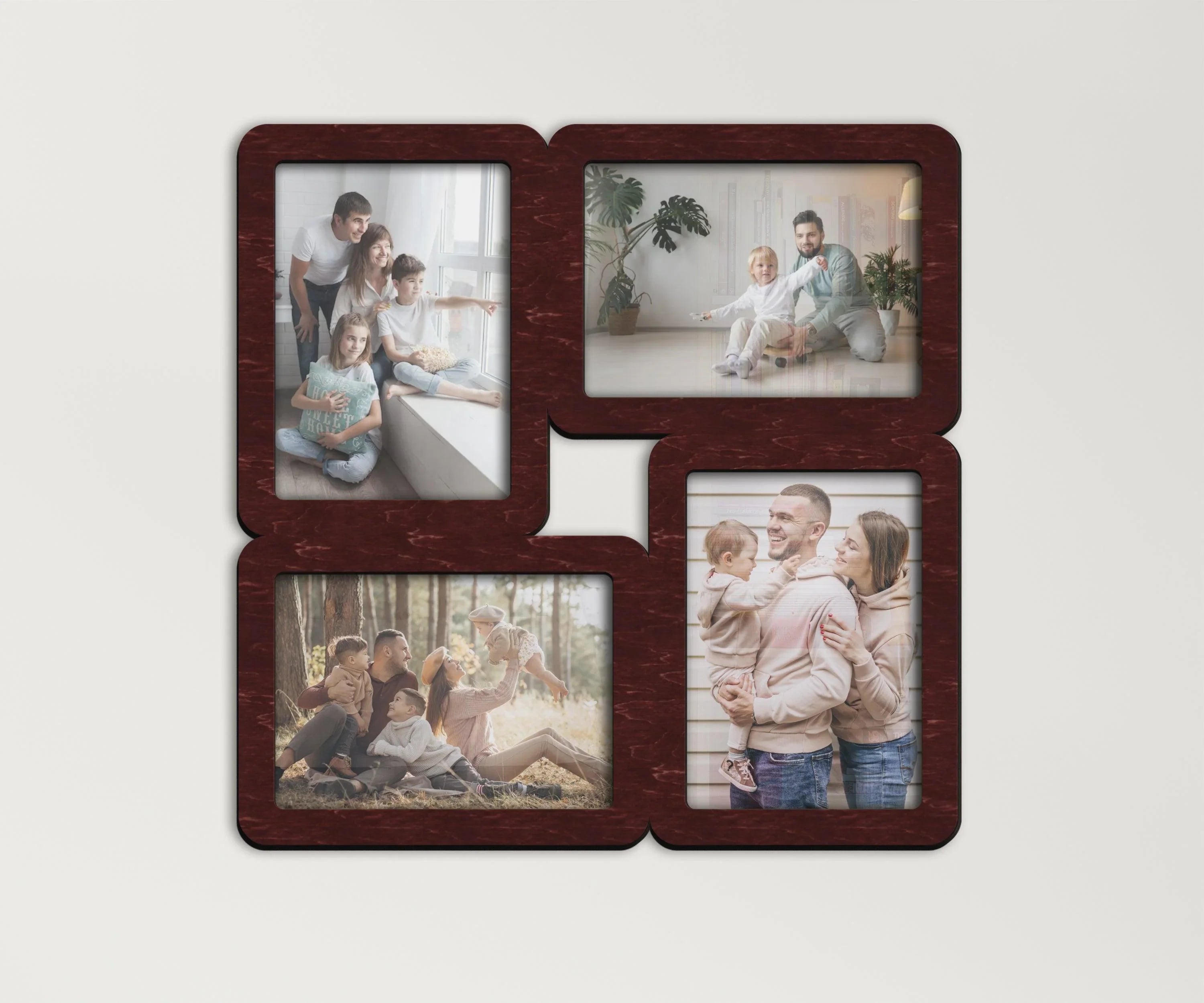 Geometric Photo Collage Frame | Square Picture Set - The Frame Depot