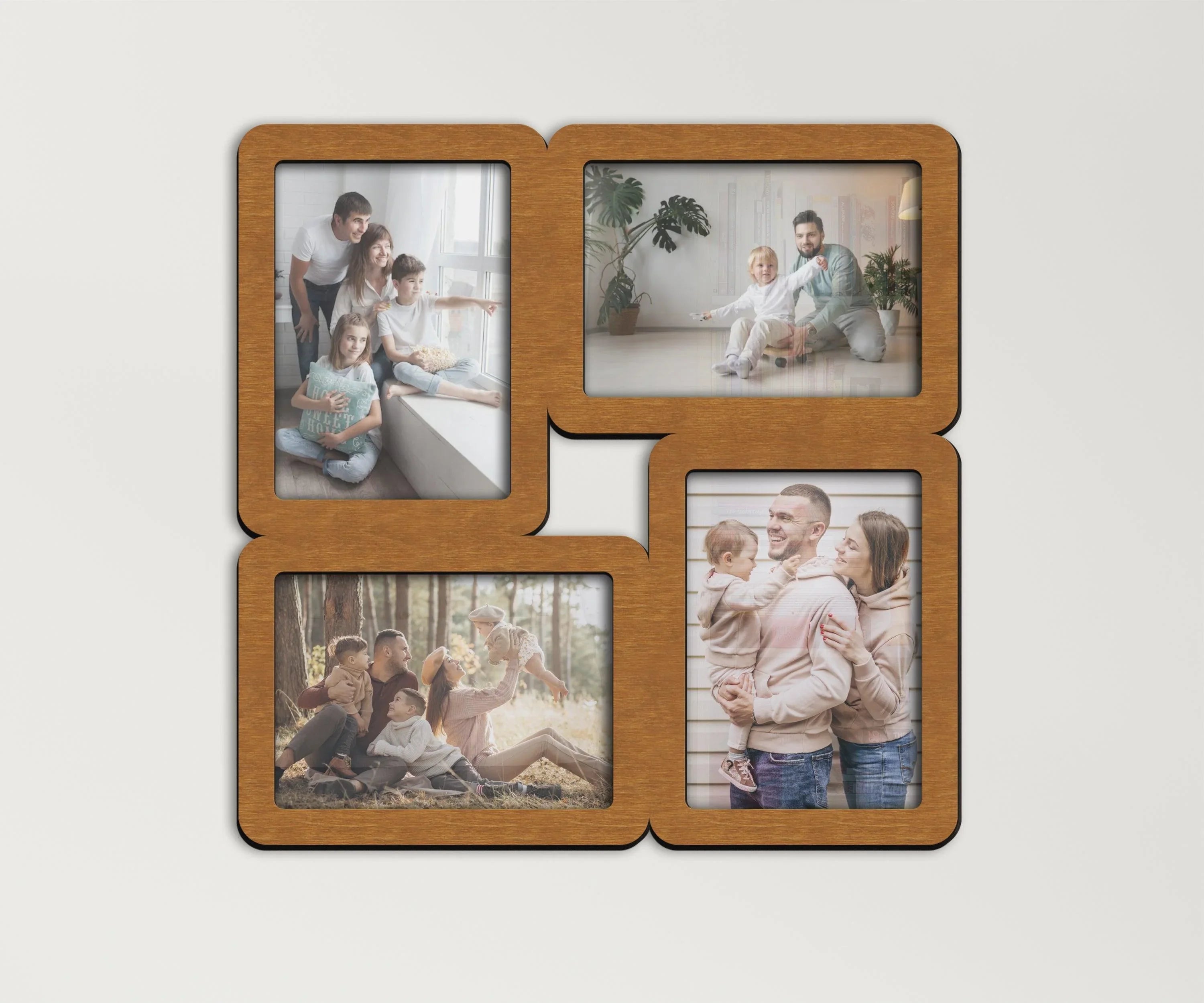 Geometric Photo Collage Frame | Square Picture Set - The Frame Depot