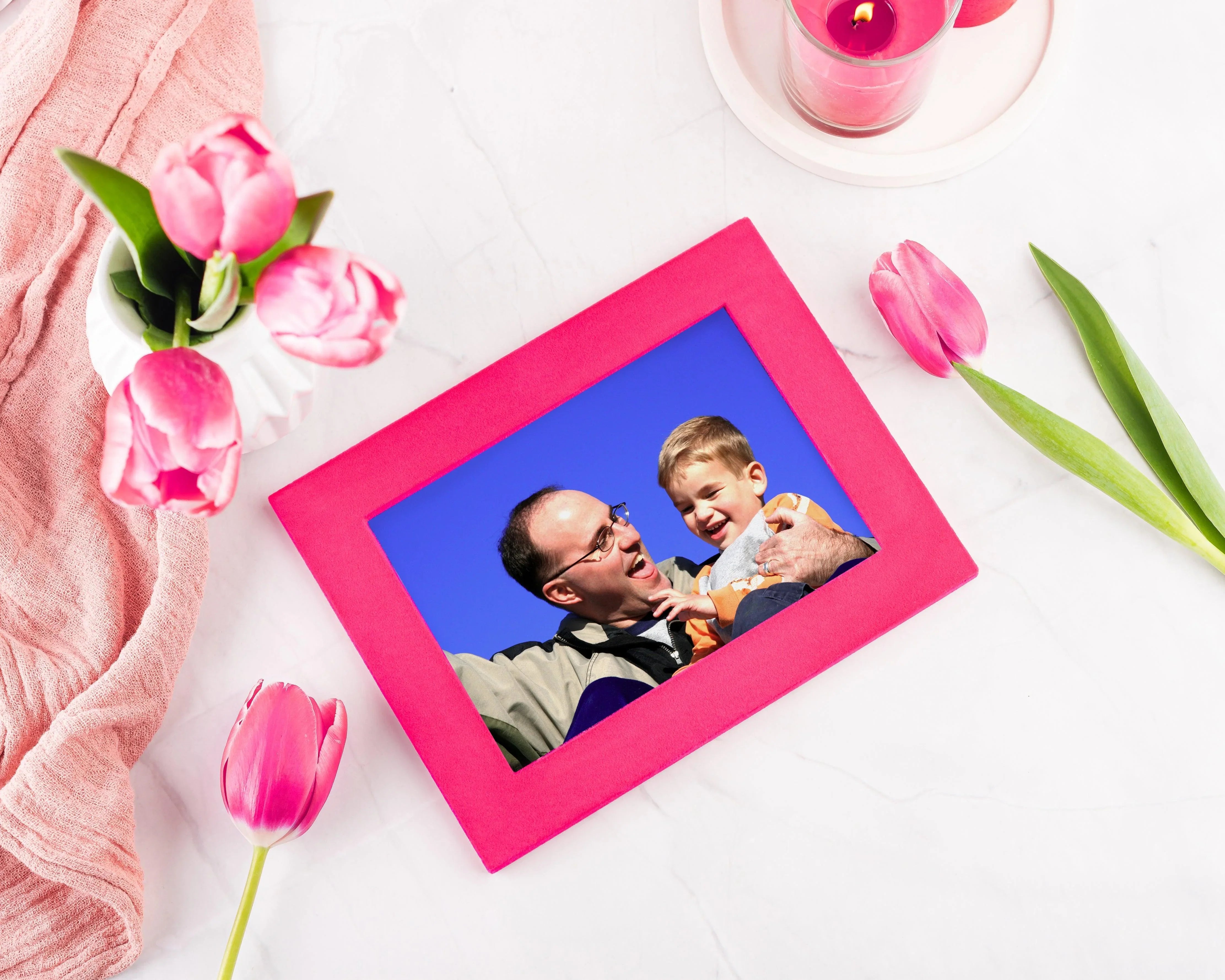 Velvet fabric picture frame | Soft photo frame - The Frame Depot