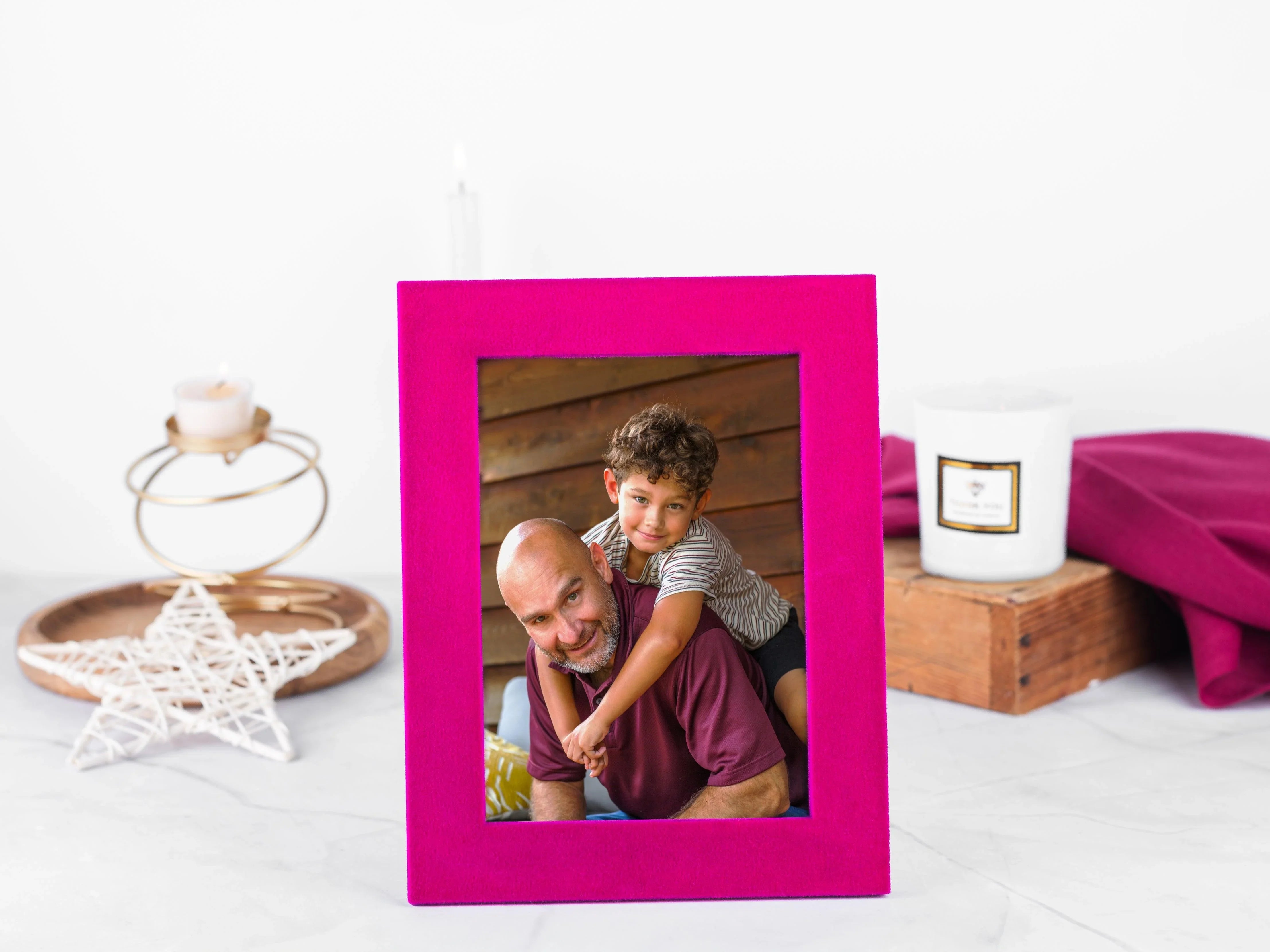 Velvet fabric picture frame | Soft photo frame - The Frame Depot