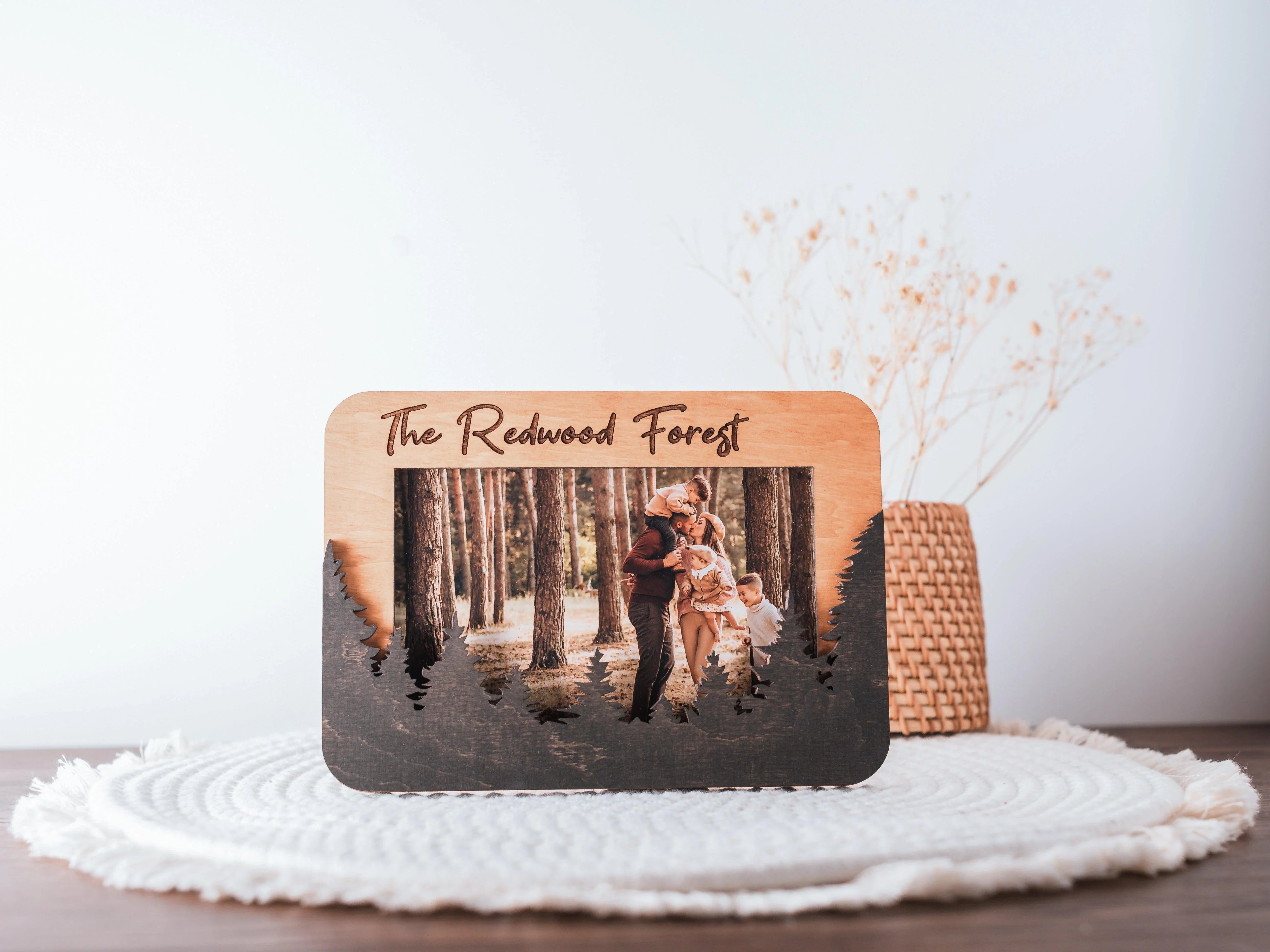 Forest Photo Frame | Personalized Picture Frame | Nature Frame for Hiking - The Frame Depot