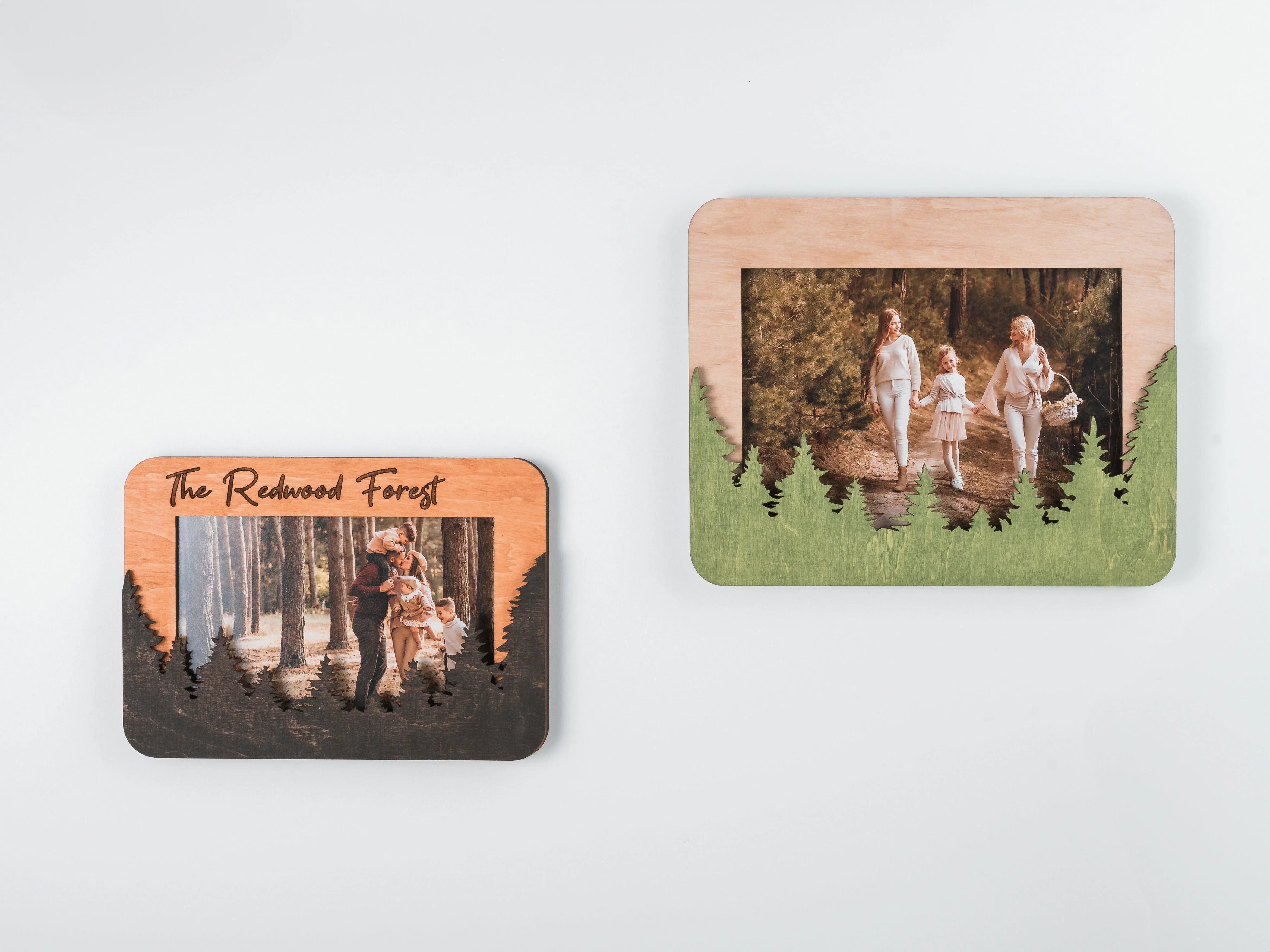 Forest Photo Frame | Personalized Picture Frame | Nature Frame for Hiking - The Frame Depot