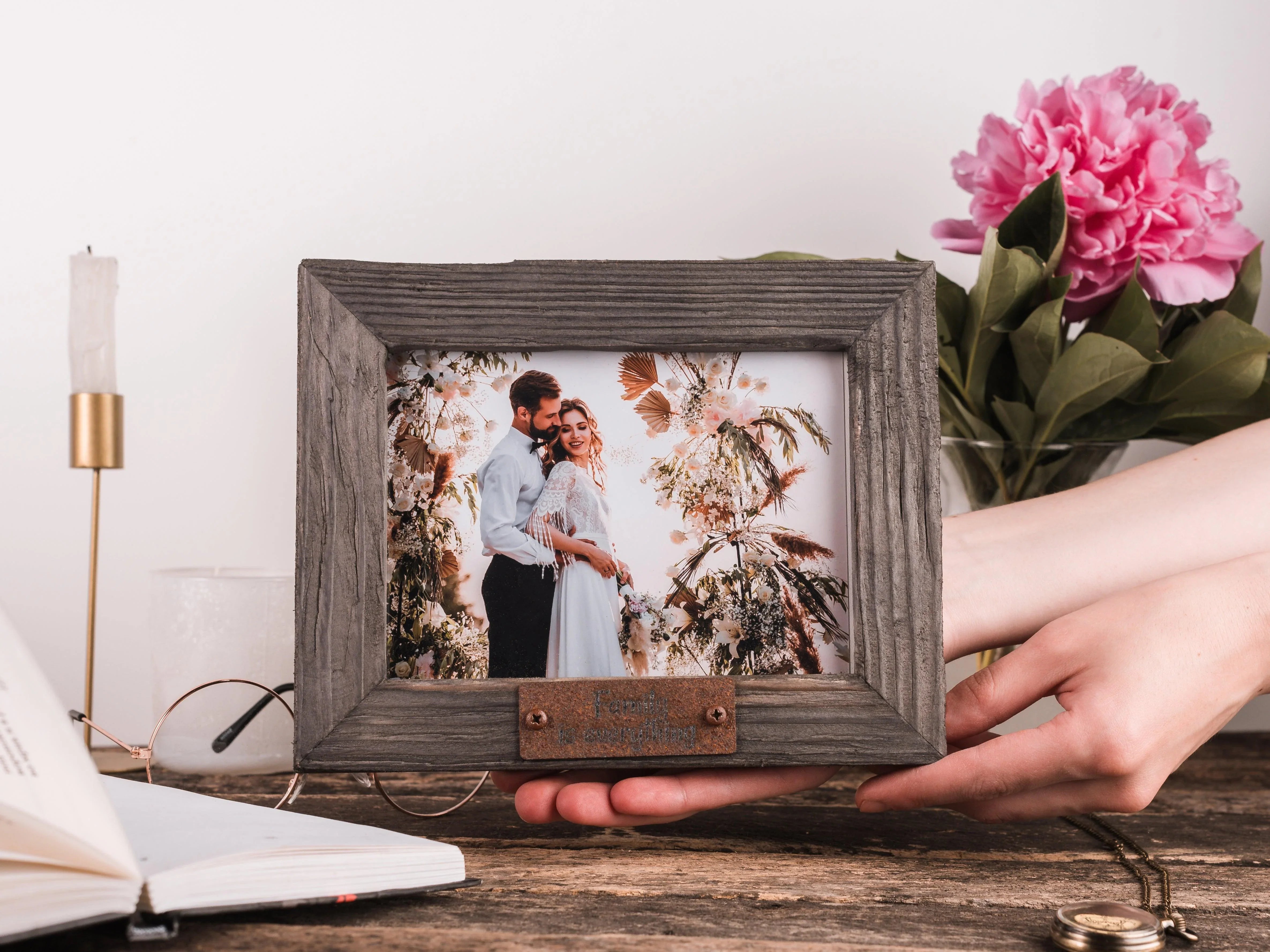 Rustic Barn Wood Picture Frame - The Frame Depot