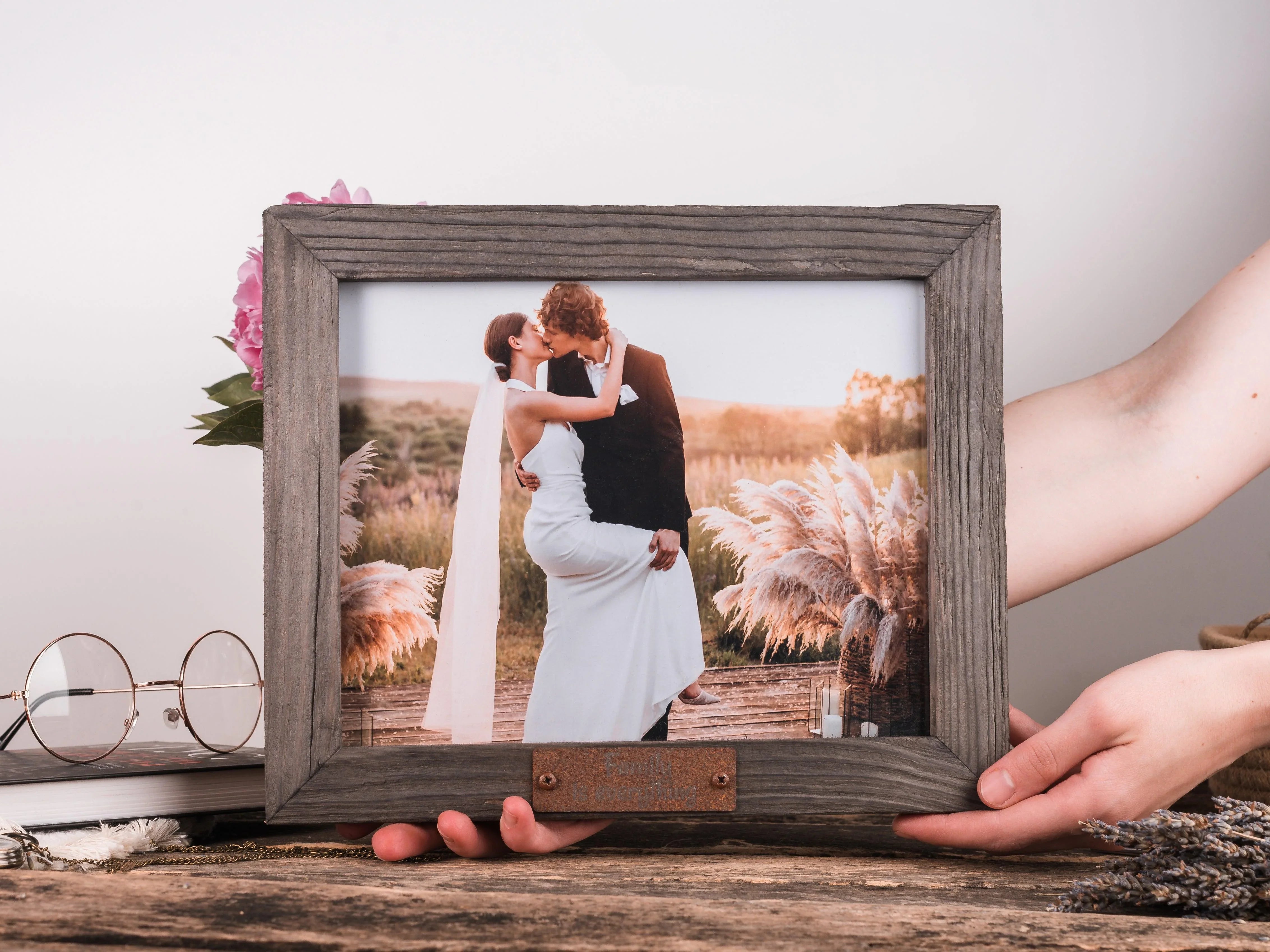 Rustic Barn Wood Picture Frame - The Frame Depot