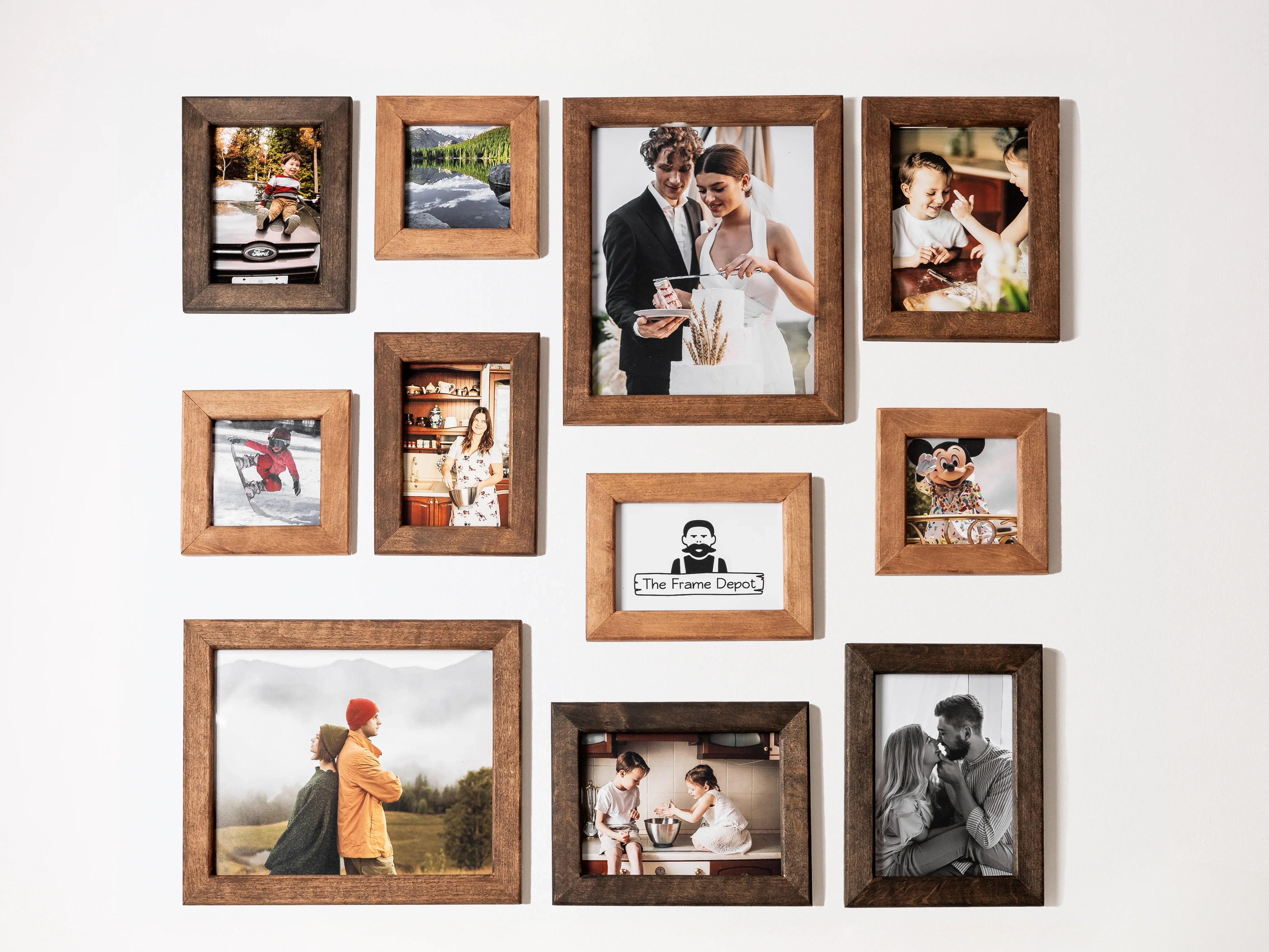 Vintage Vibe Picture Frame Set | Antique Photo Frame Collage - The Frame Depot