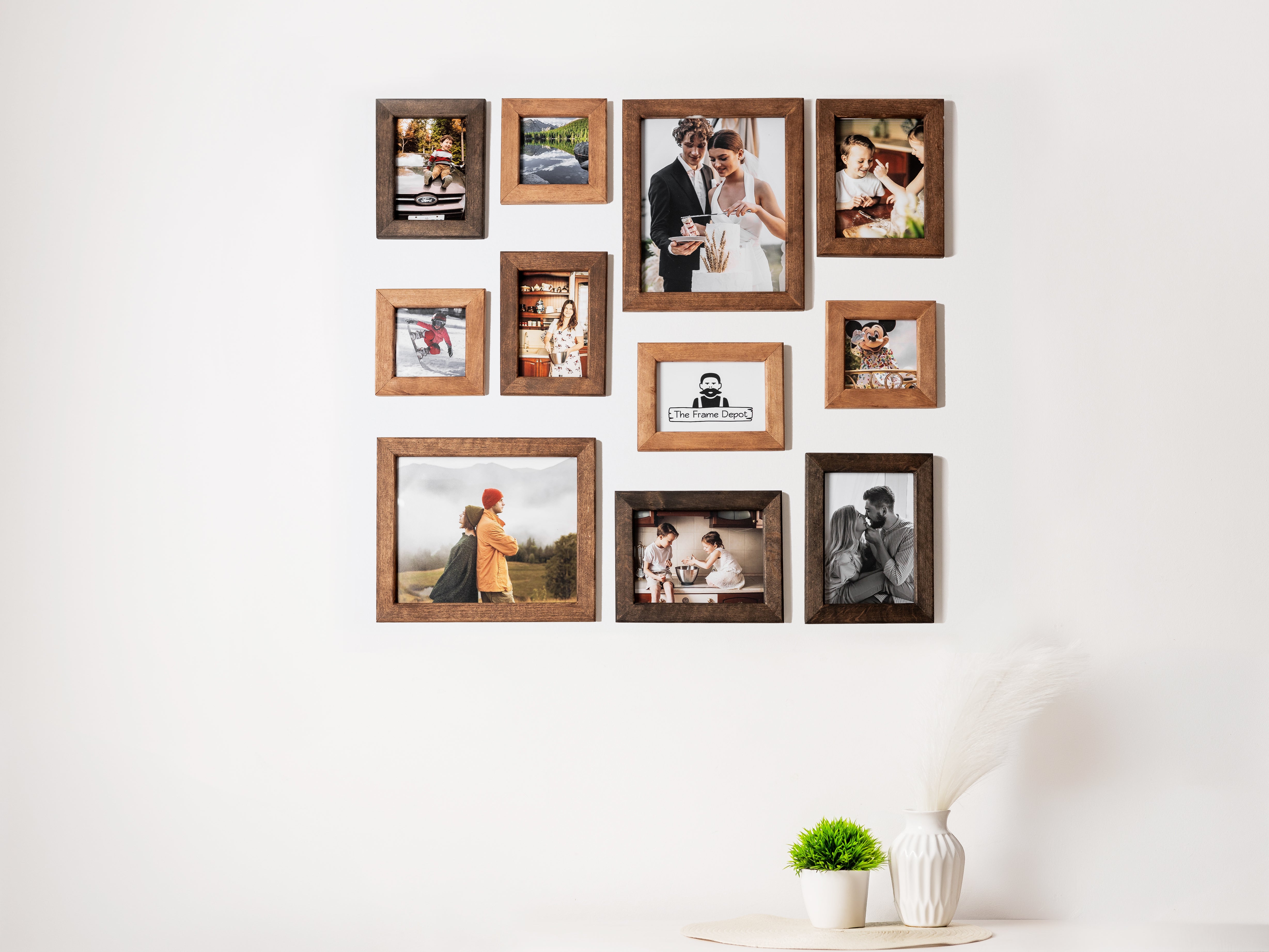 Vintage Vibe Picture Frame Set | Antique Photo Frame Collage - The Frame Depot