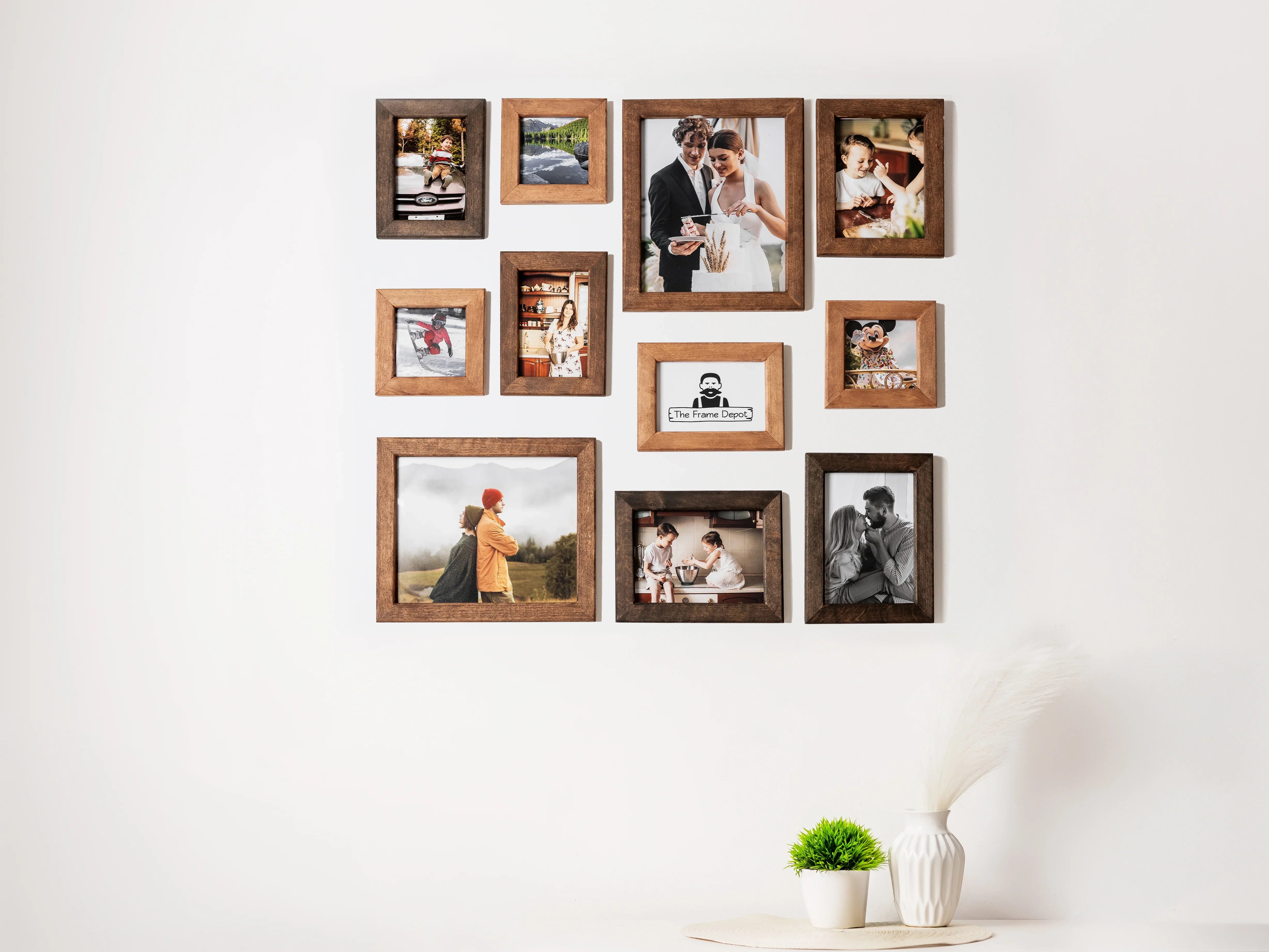 Vintage Vibe Picture Frame Set | Antique Photo Frame Collage - The Frame Depot