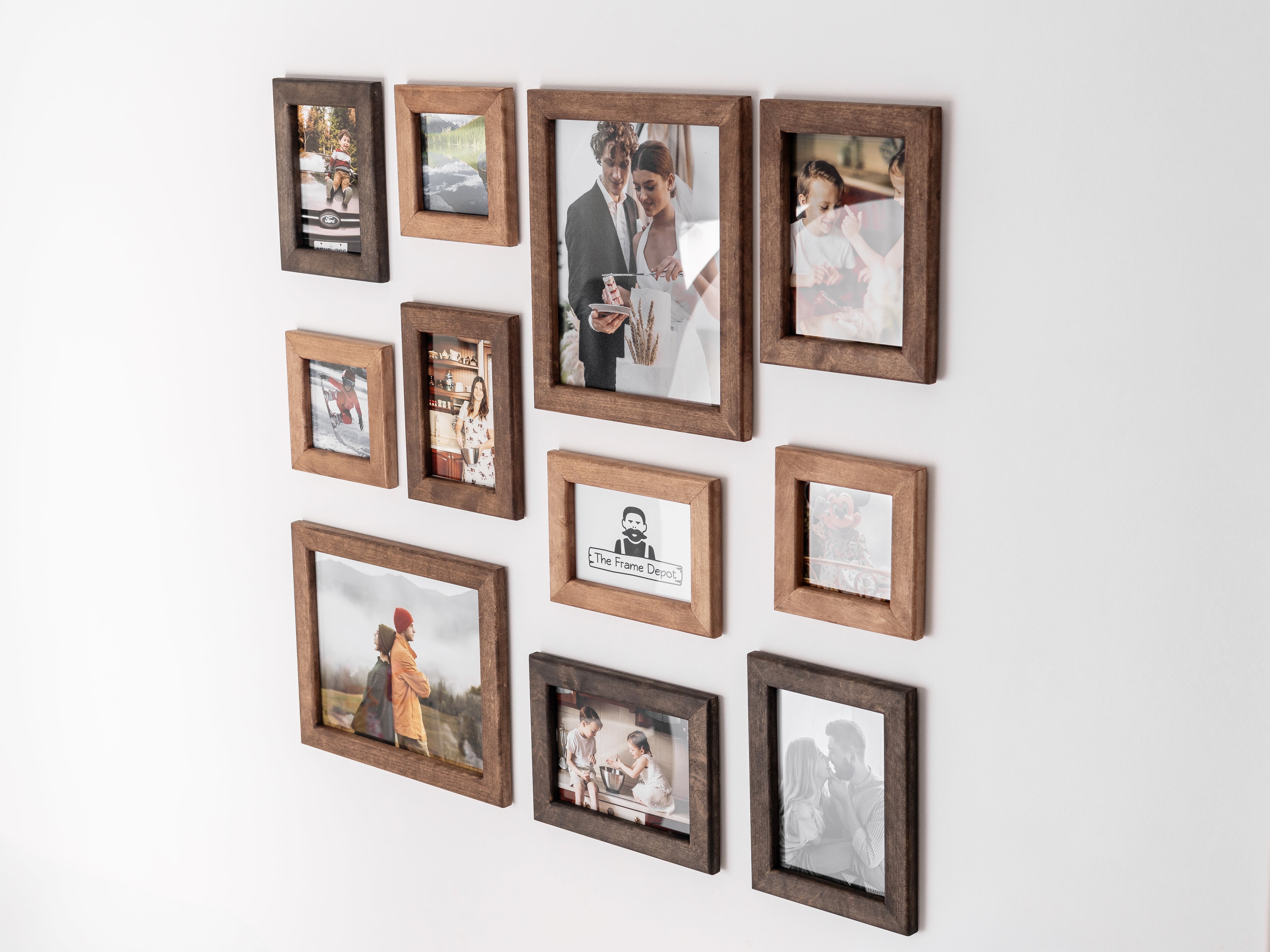 Vintage Vibe Picture Frame Set | Antique Photo Frame Collage - The Frame Depot