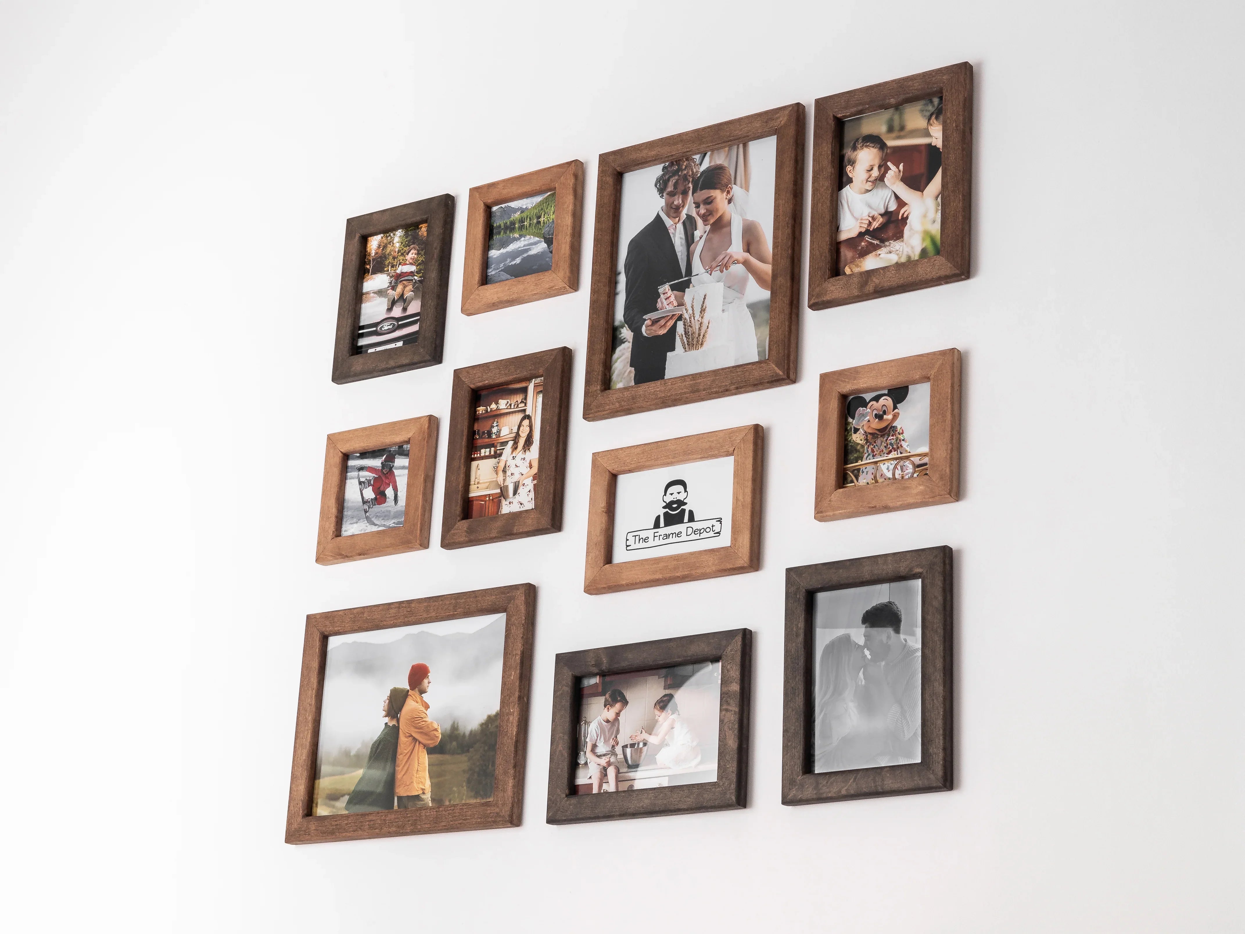 Vintage Vibe Picture Frame Set | Antique Photo Frame Collage - The Frame Depot