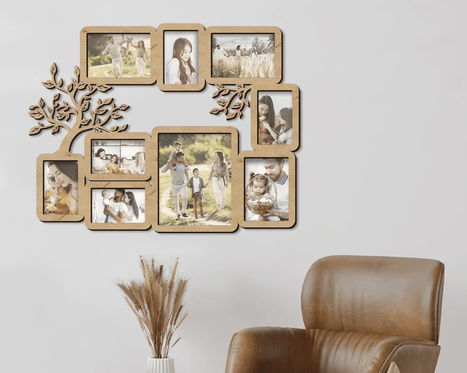 Picture Frame Collage | Personalized Family Tree | Multi Photo Frames - The Frame Depot