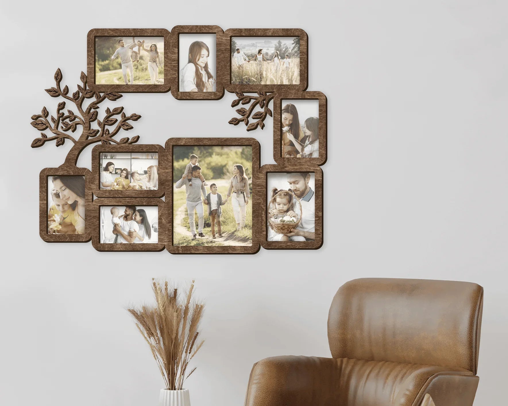 Picture Frame Collage | Personalized Family Tree | Multi Photo Frames - The Frame Depot