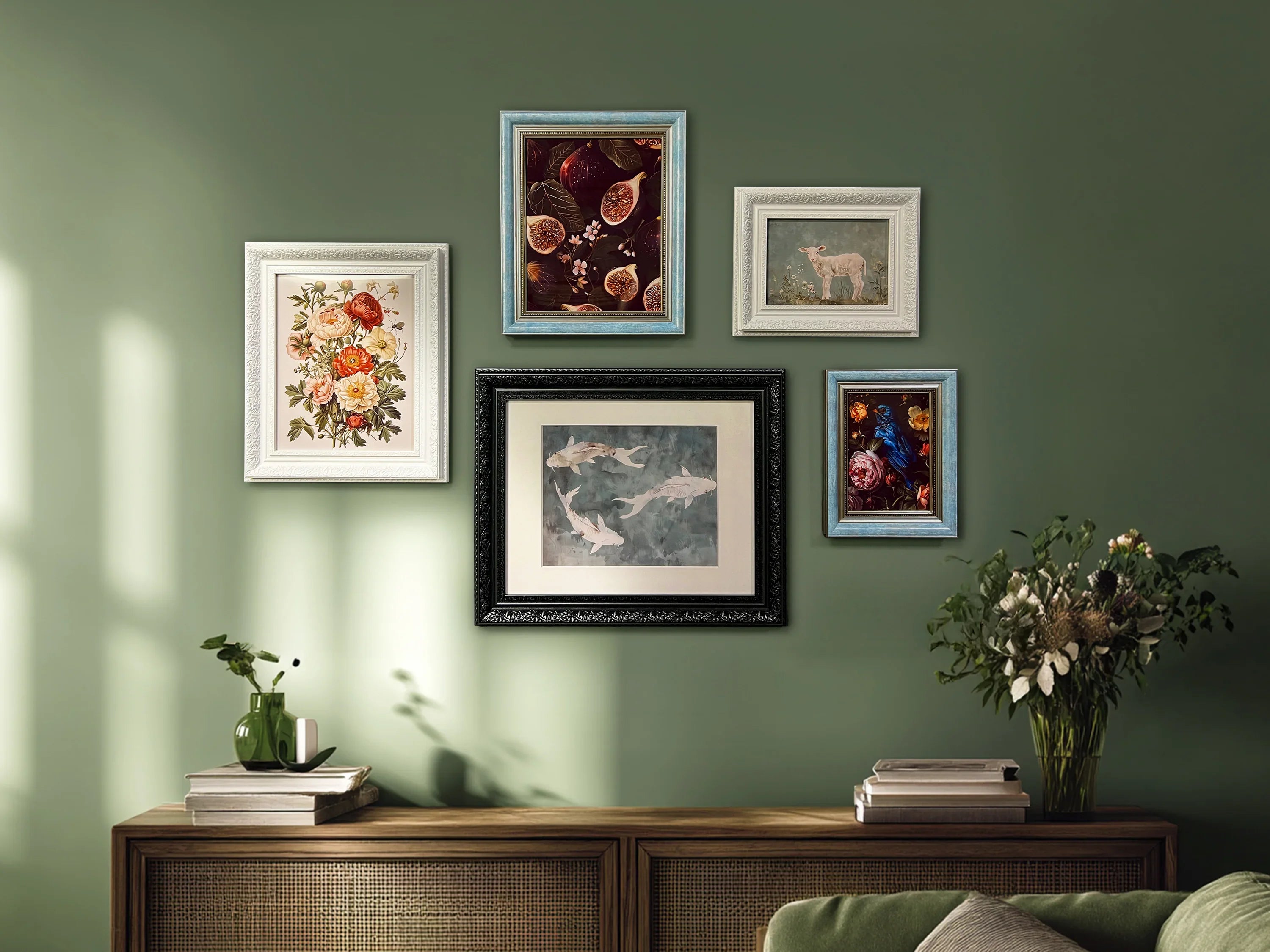 Frosted Vintage Small Set - Gallery Wall Frames