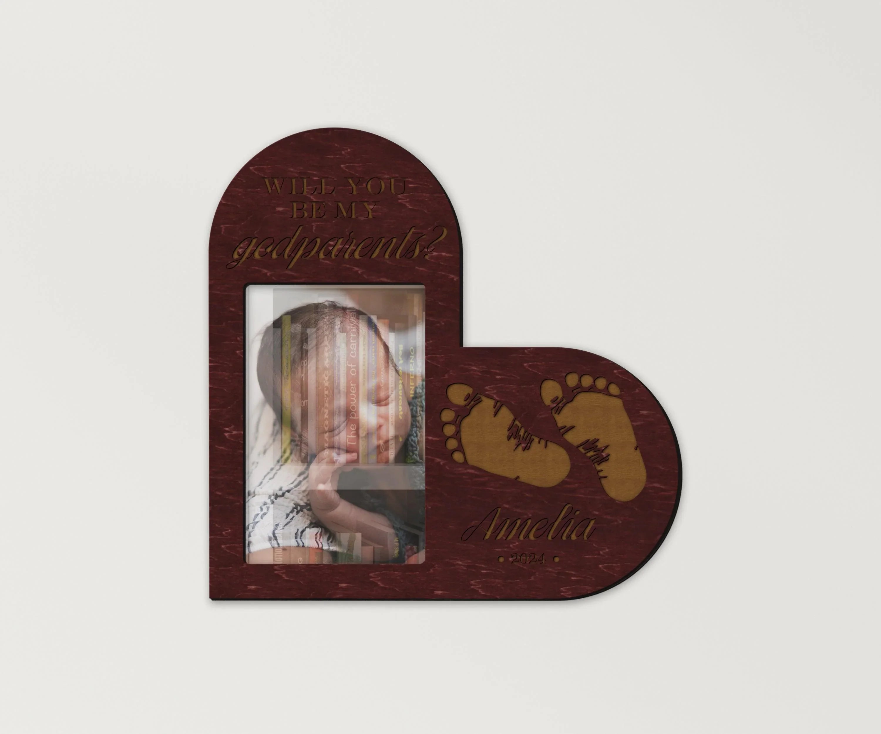 Custom Godparent Proposal Picture Frame | Personalized Godmother & Godfather Gift - The Frame Depot