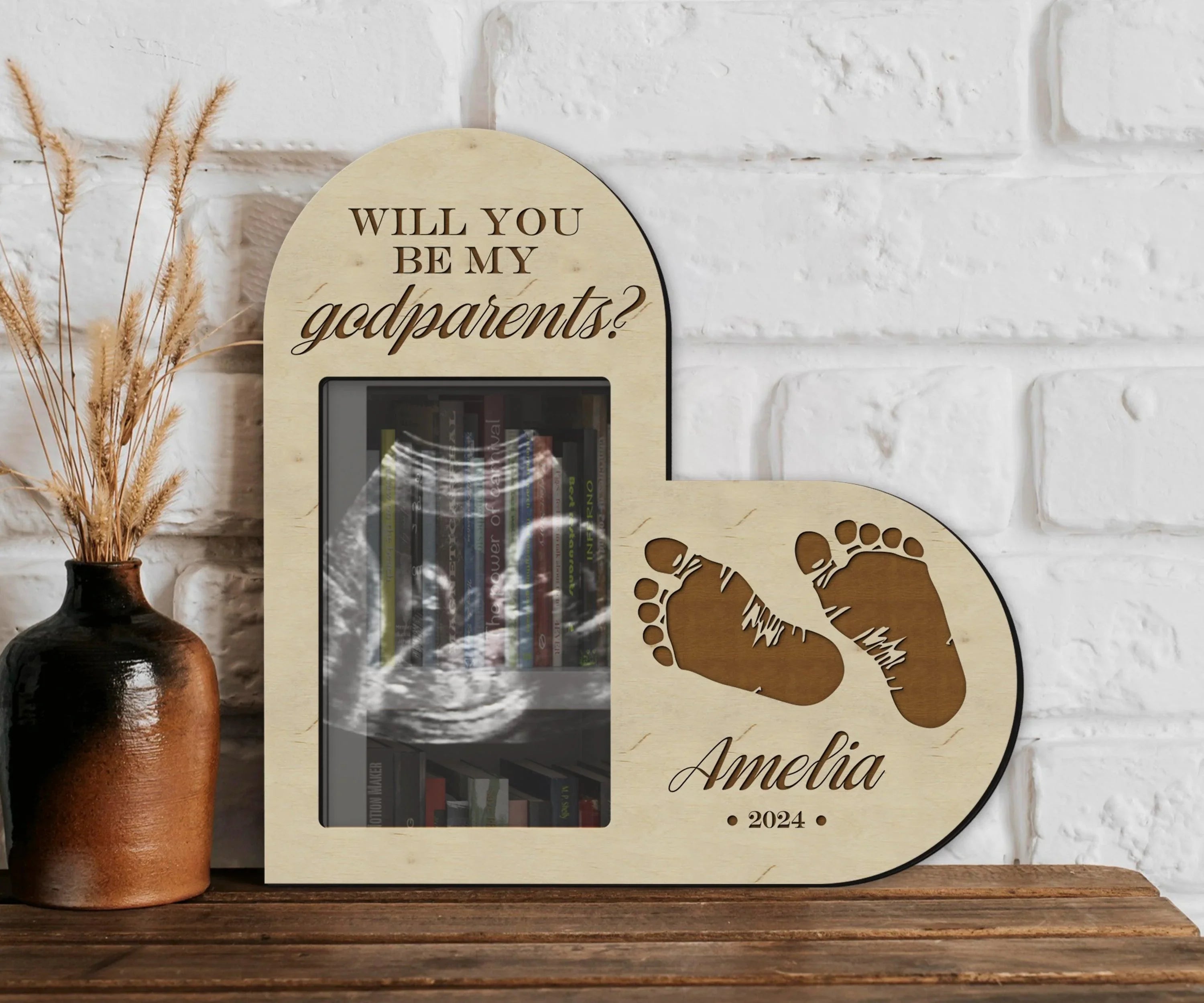 Custom Godparent Proposal Picture Frame | Personalized Godmother & Godfather Gift - The Frame Depot