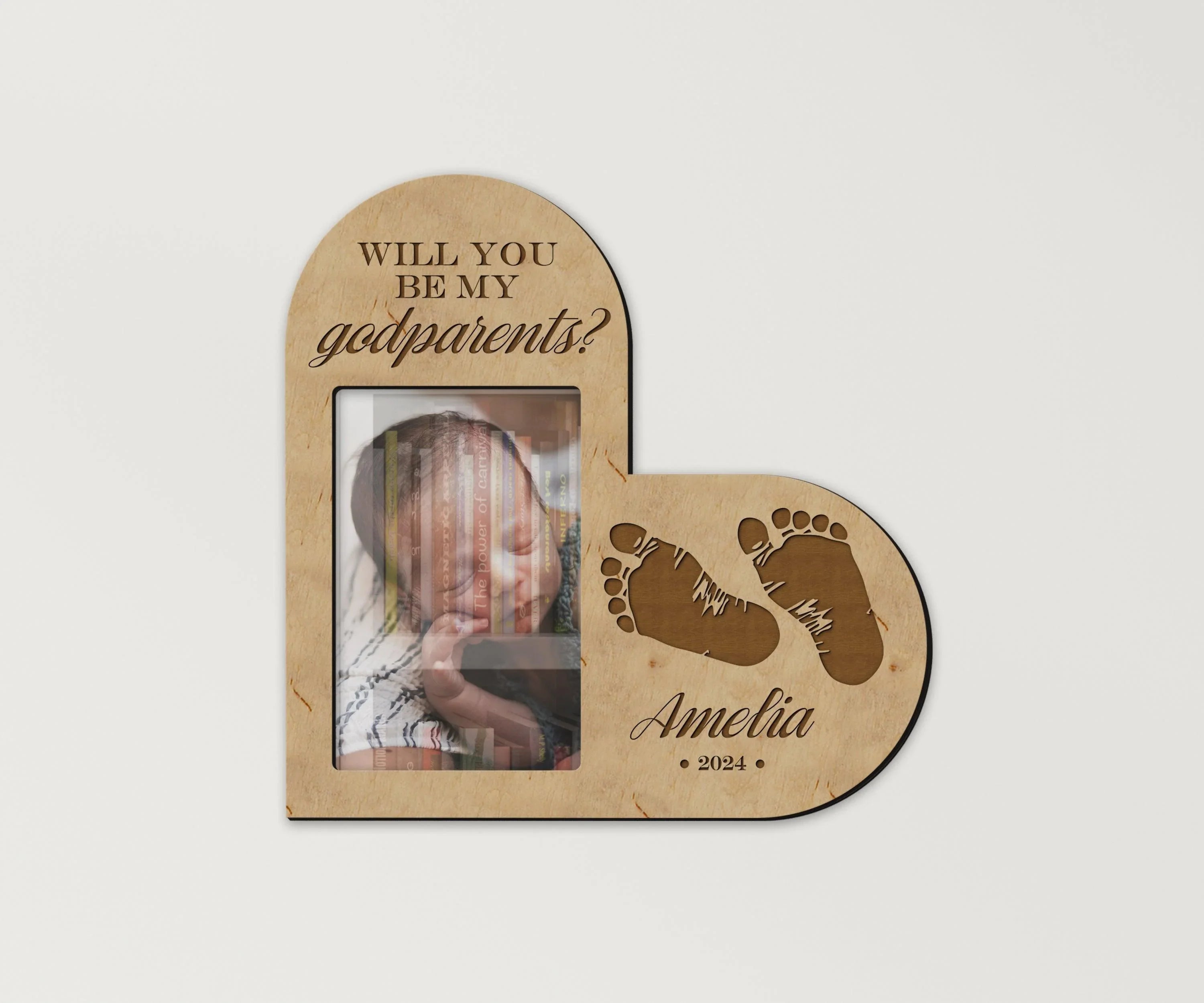 Custom Godparent Proposal Picture Frame | Personalized Godmother & Godfather Gift - The Frame Depot