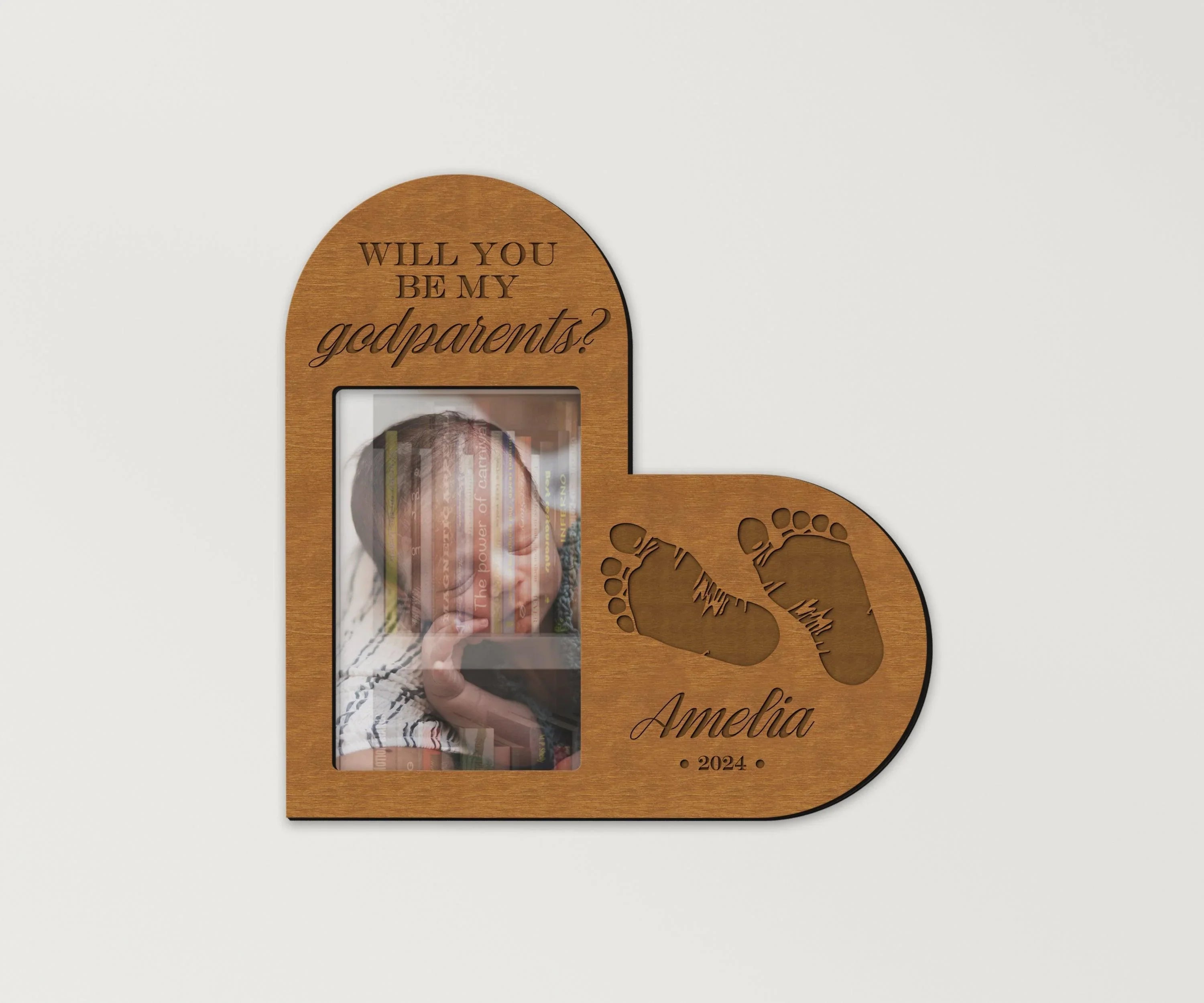 Custom Godparent Proposal Picture Frame | Personalized Godmother & Godfather Gift - The Frame Depot