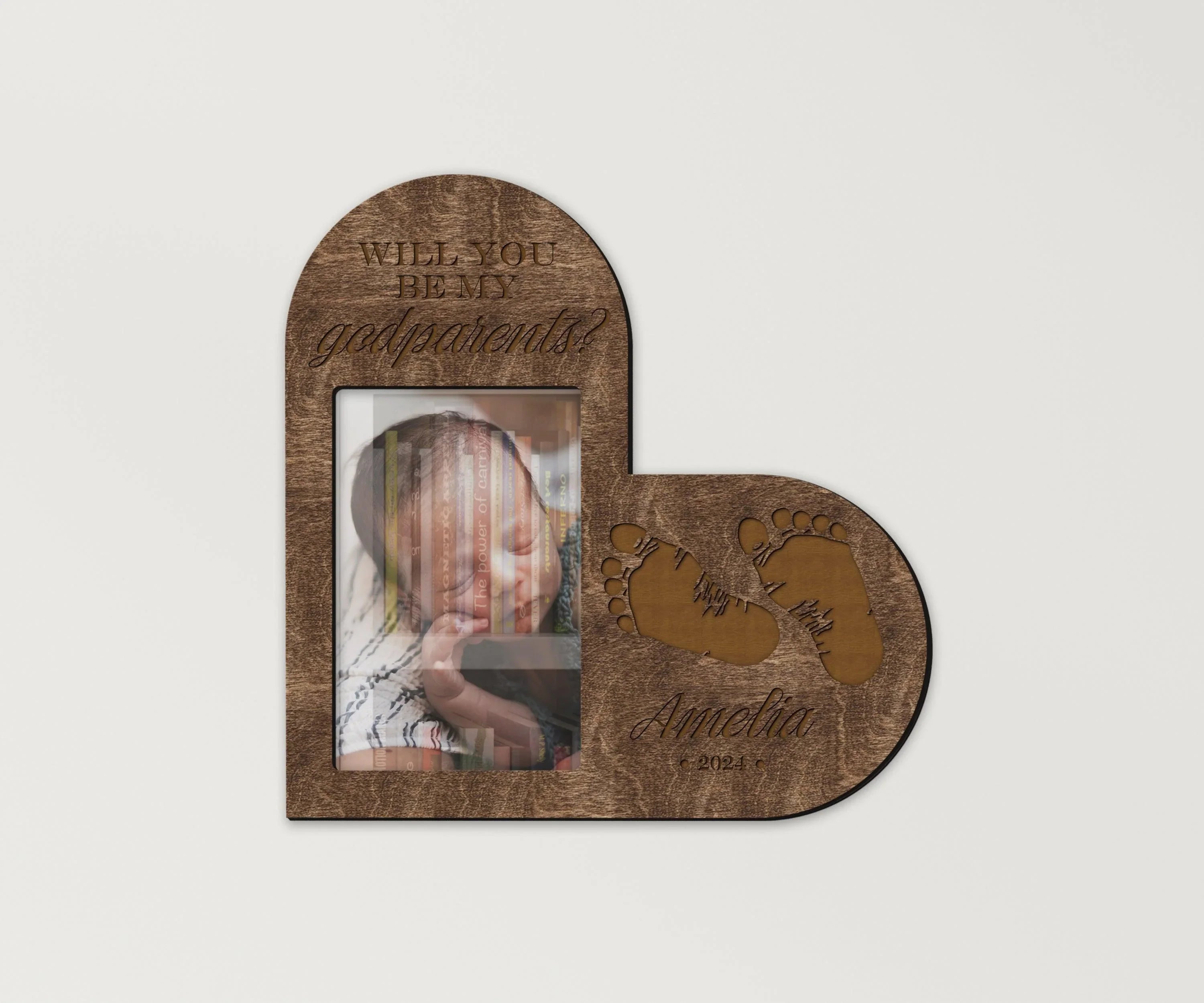 Custom Godparent Proposal Picture Frame | Personalized Godmother & Godfather Gift - The Frame Depot