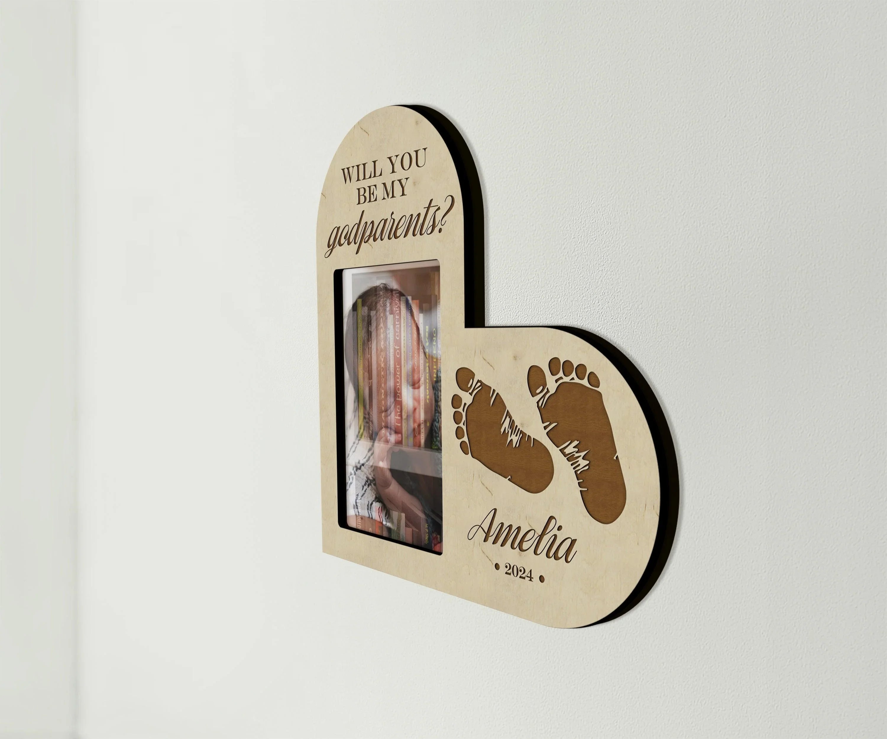 Custom Godparent Proposal Picture Frame | Personalized Godmother & Godfather Gift - The Frame Depot