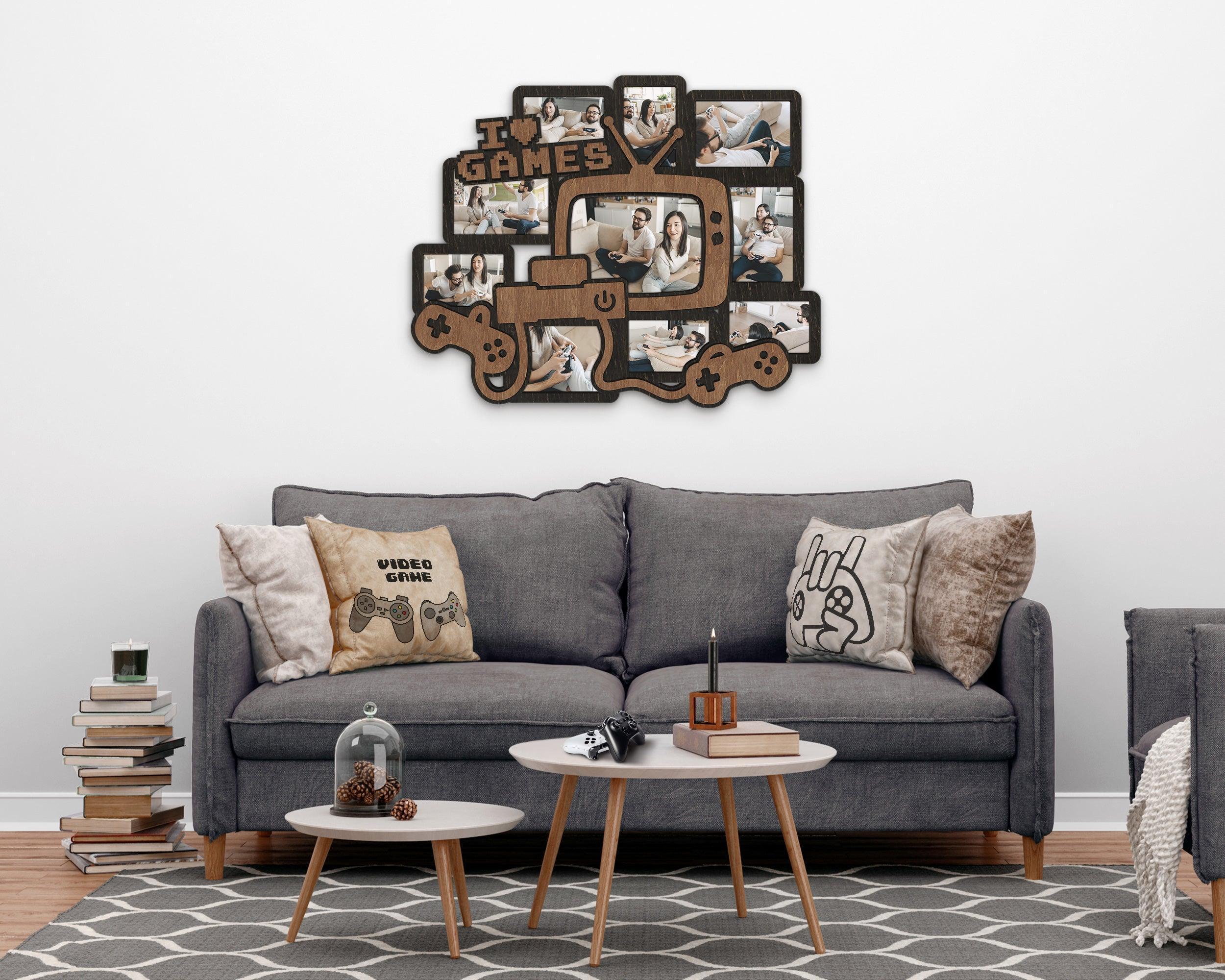 Video Game Picture Collage | Wall art decor for Gamer - The Frame Depot