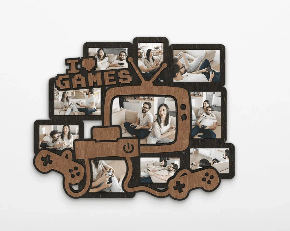Video Game Picture Collage | Wall art decor for Gamer - The Frame Depot