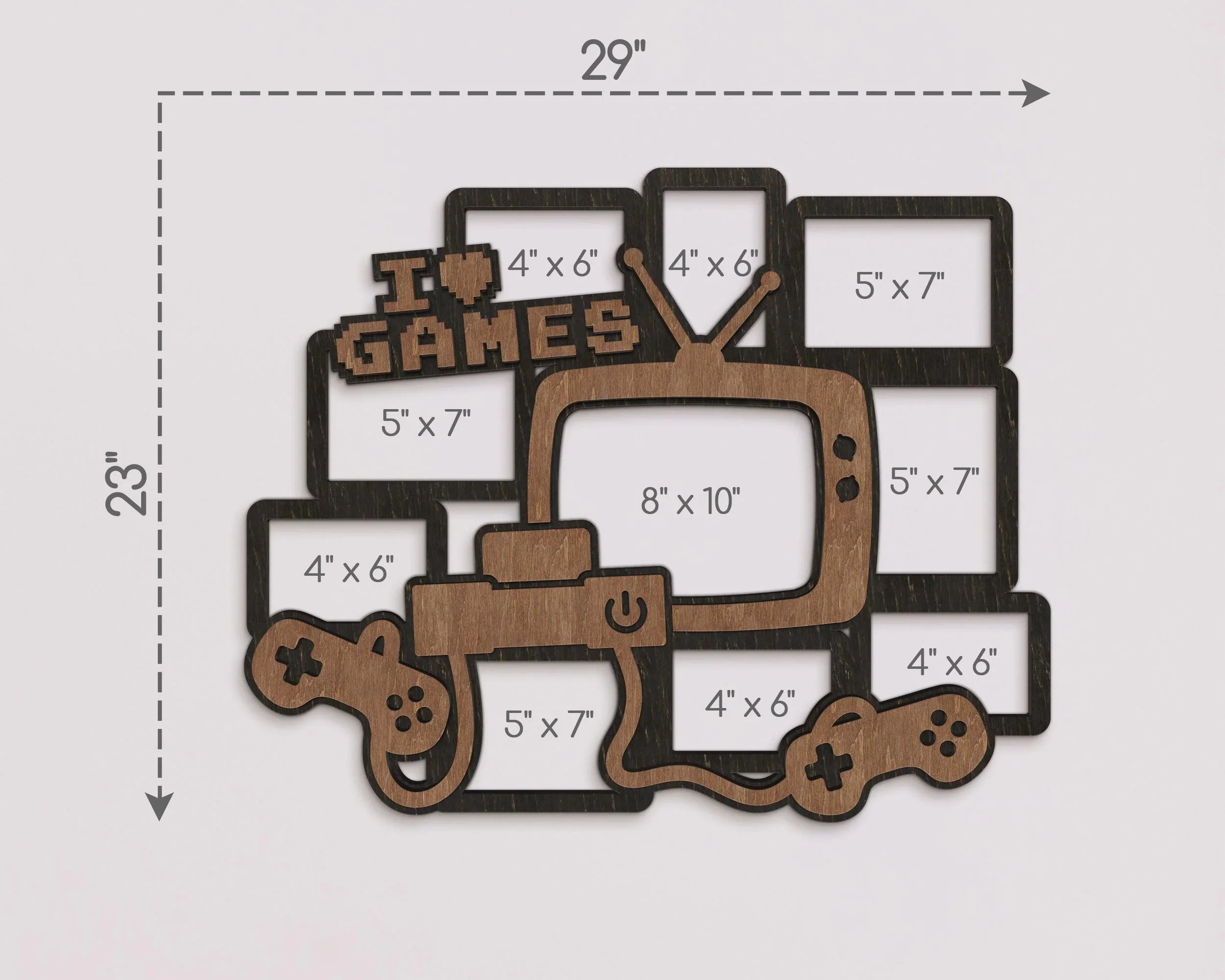 Video Game Picture Collage | Wall art decor for Gamer - The Frame Depot