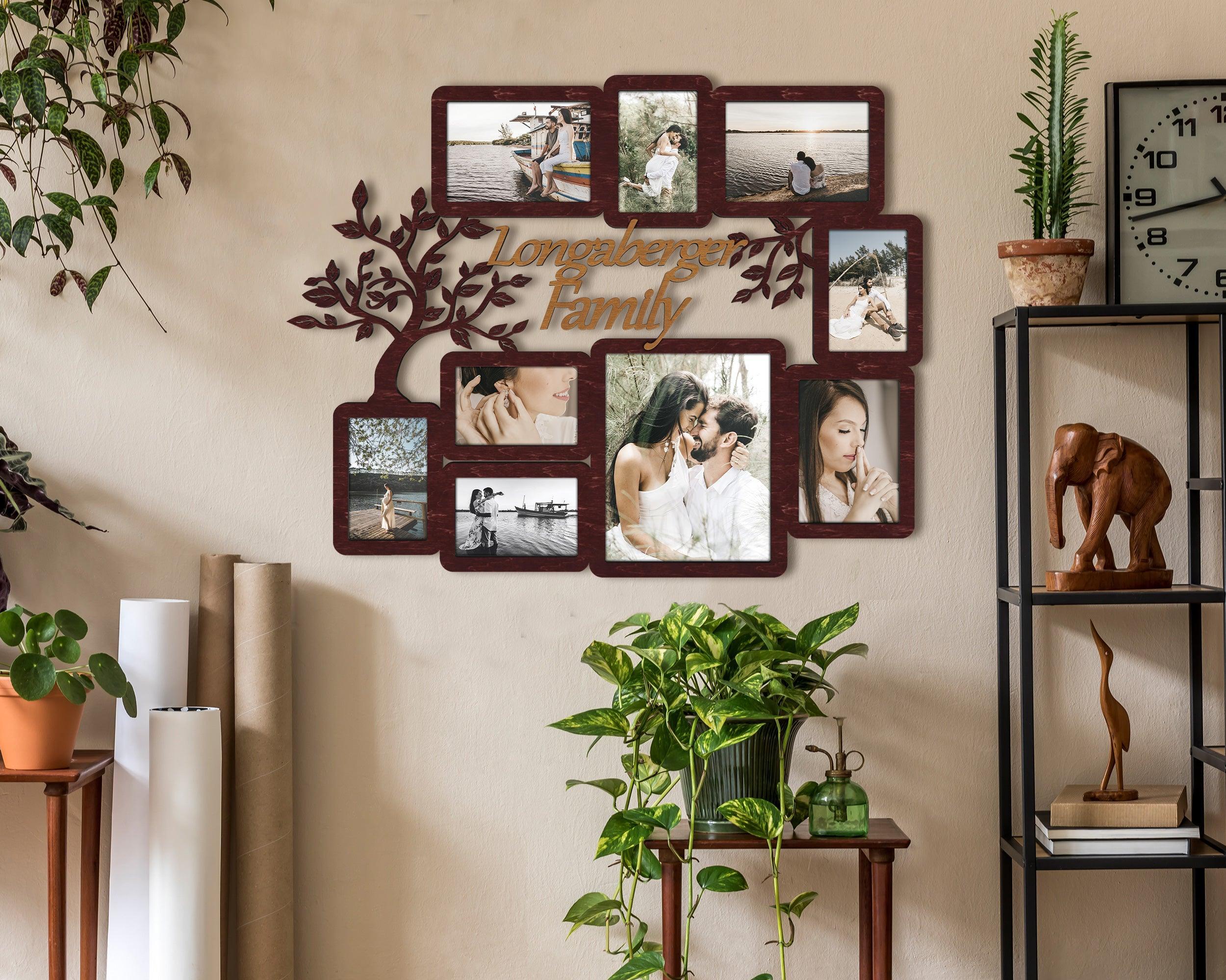 Picture Frame Collage | Personalized Family Tree | Multi Photo Frames - The Frame Depot