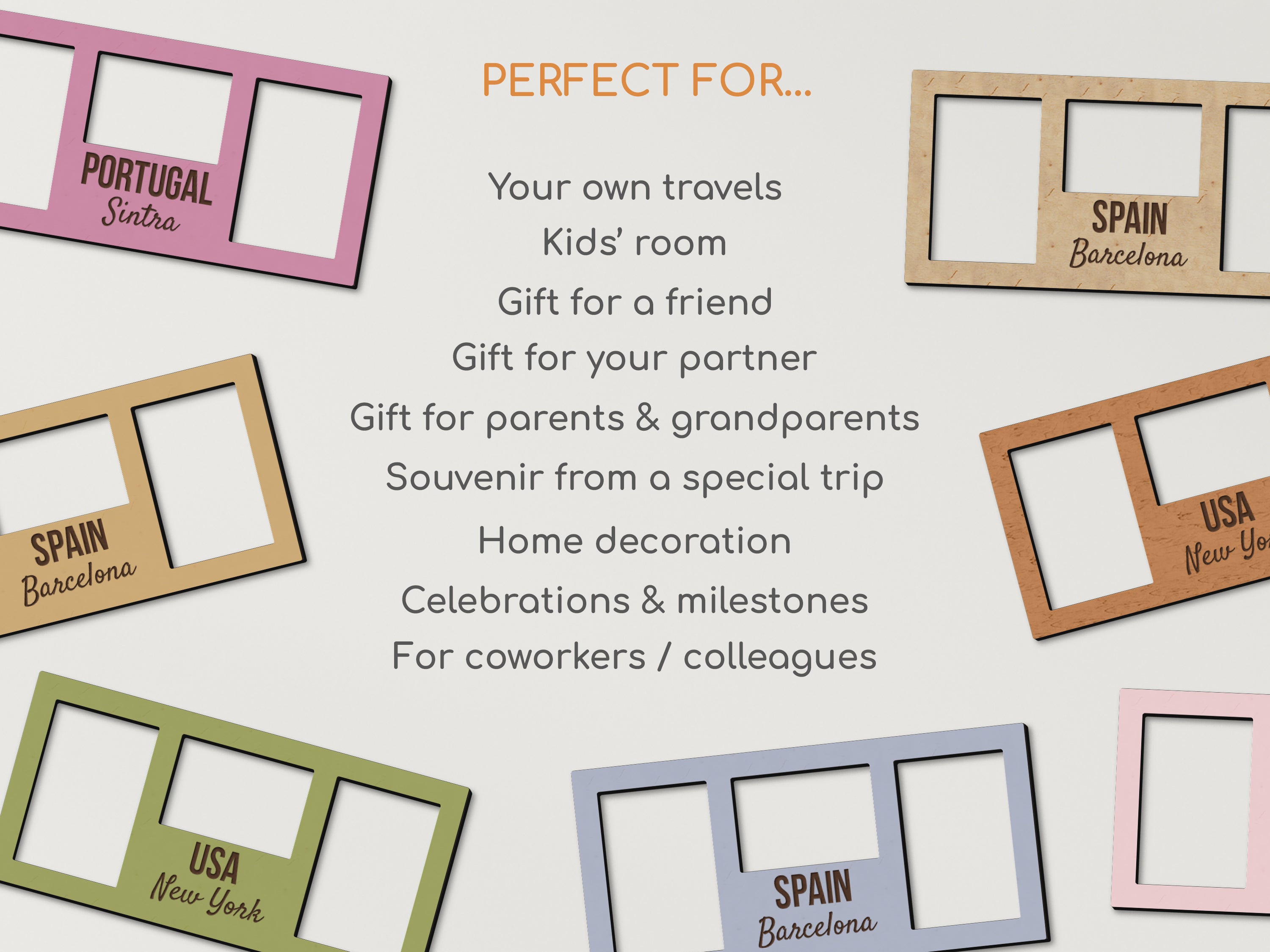 Travel Photo Frame | Trip Collage Frame