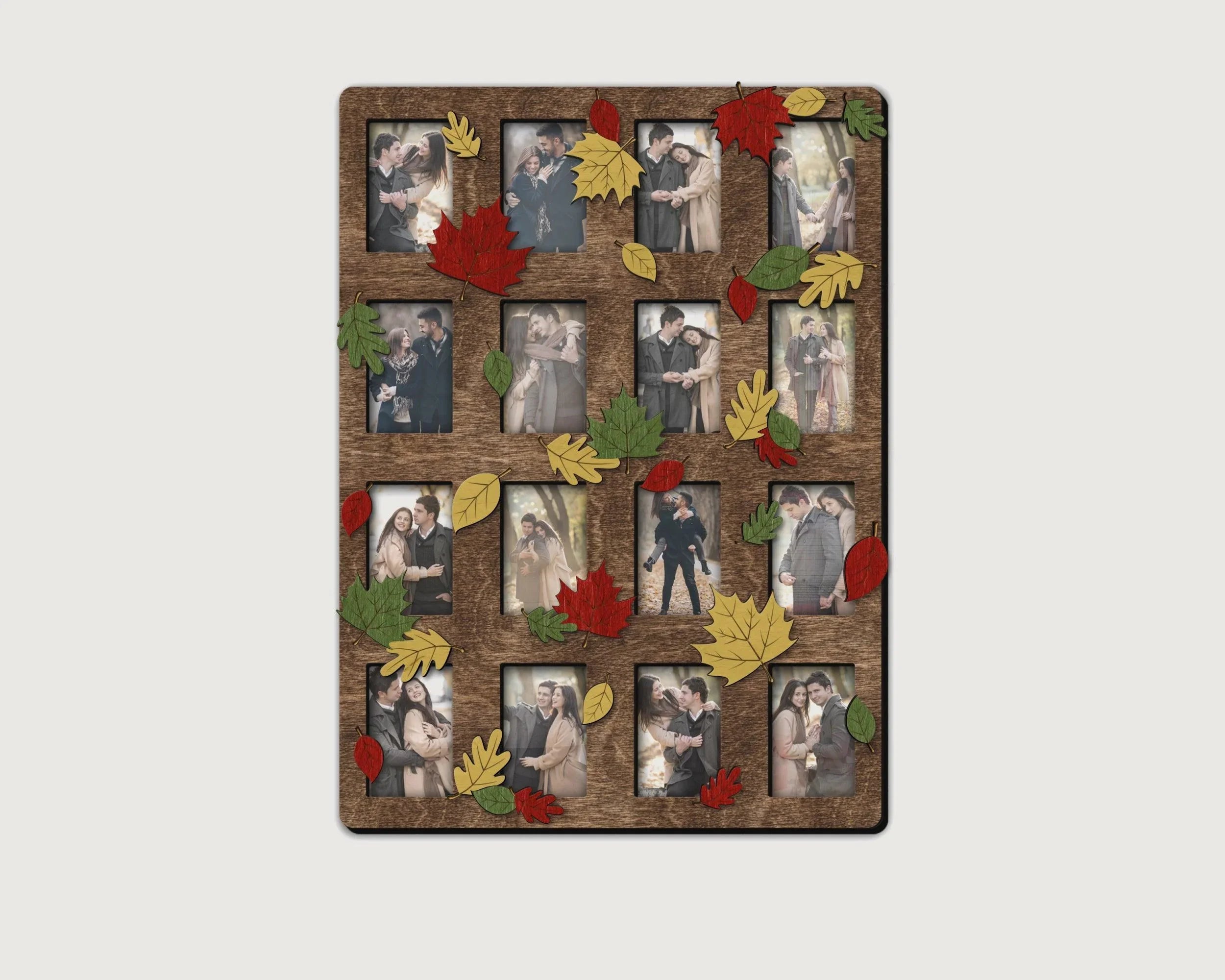 Autumn Picture Frame | Photo Frame Collage with Fall Leaves - The Frame Depot