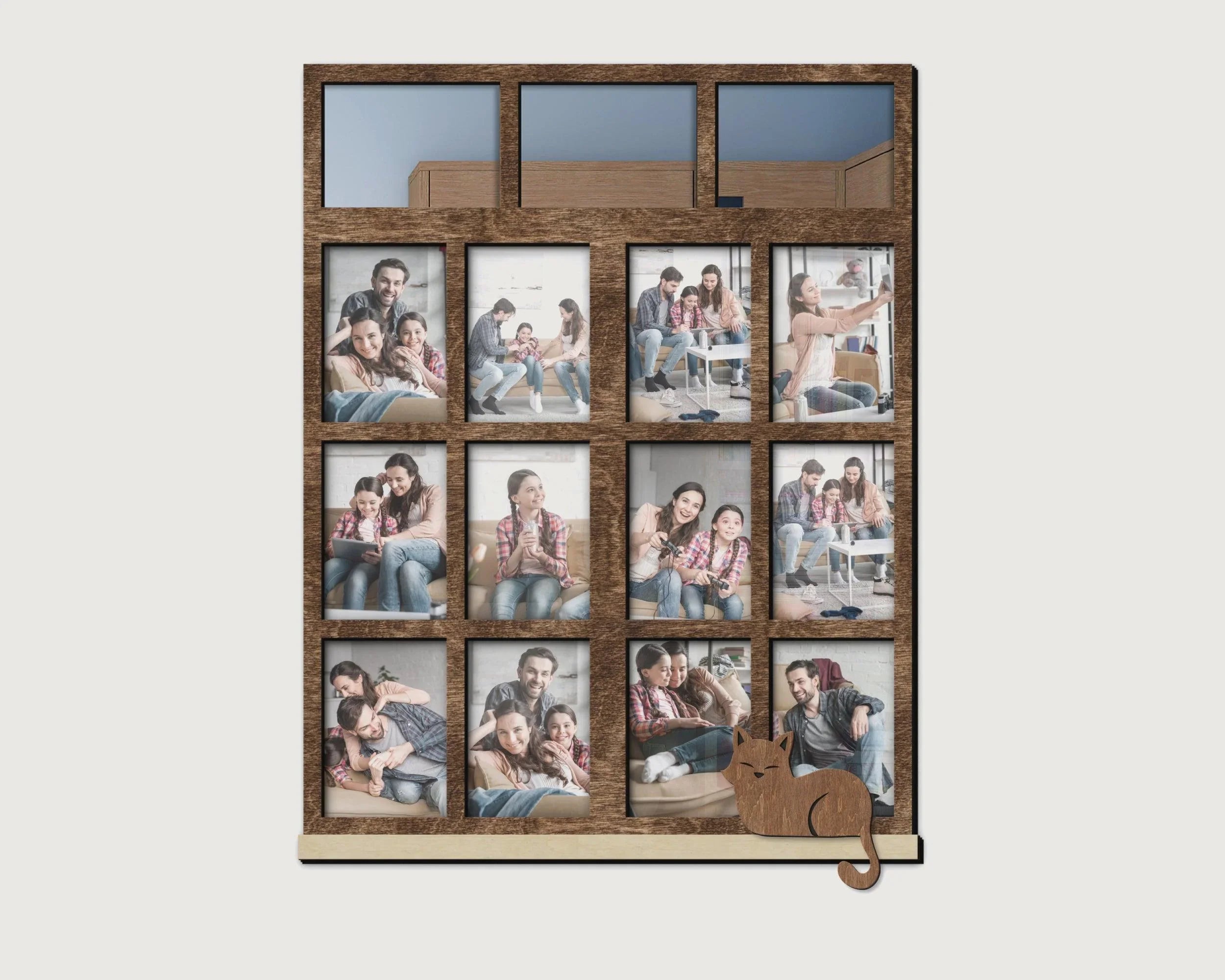 Rustic Window Frame Collage | Picture Frames - The Frame Depot