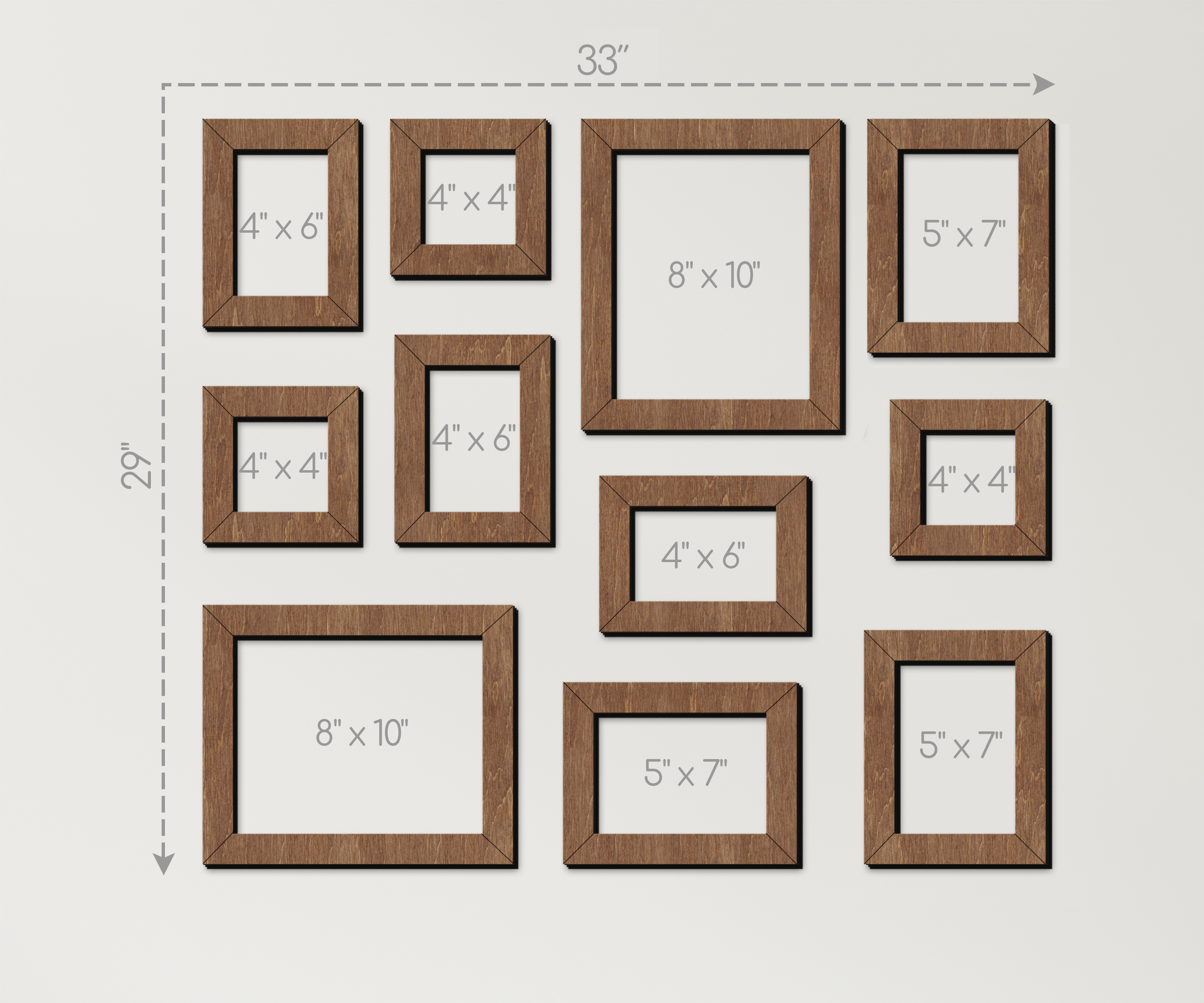 Vintage Vibe Picture Frame Set | Antique Photo Frame Collage - The Frame Depot