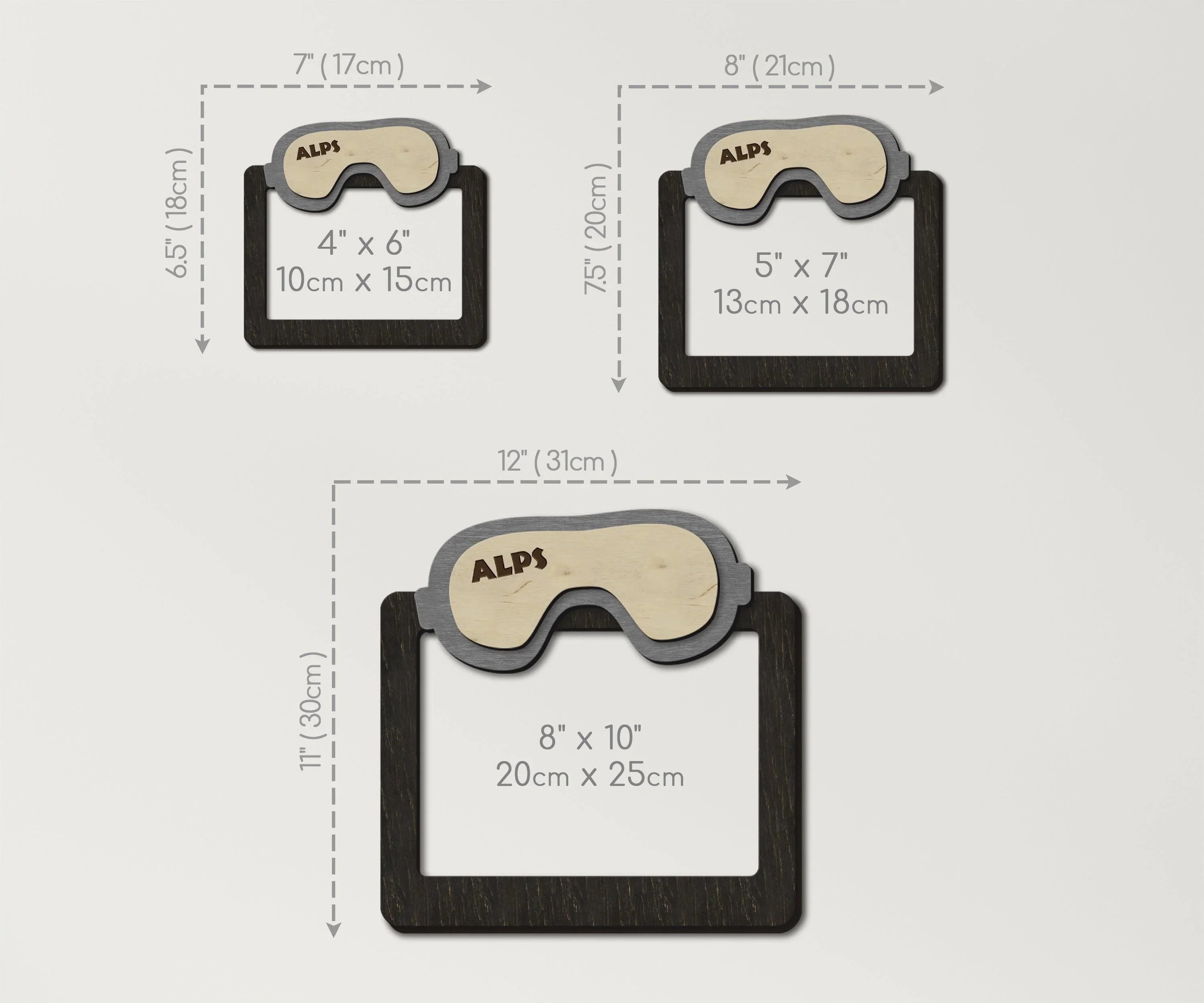 Ski Mask Photo Frame | Personalized Snowboarding Frame - The Frame Depot