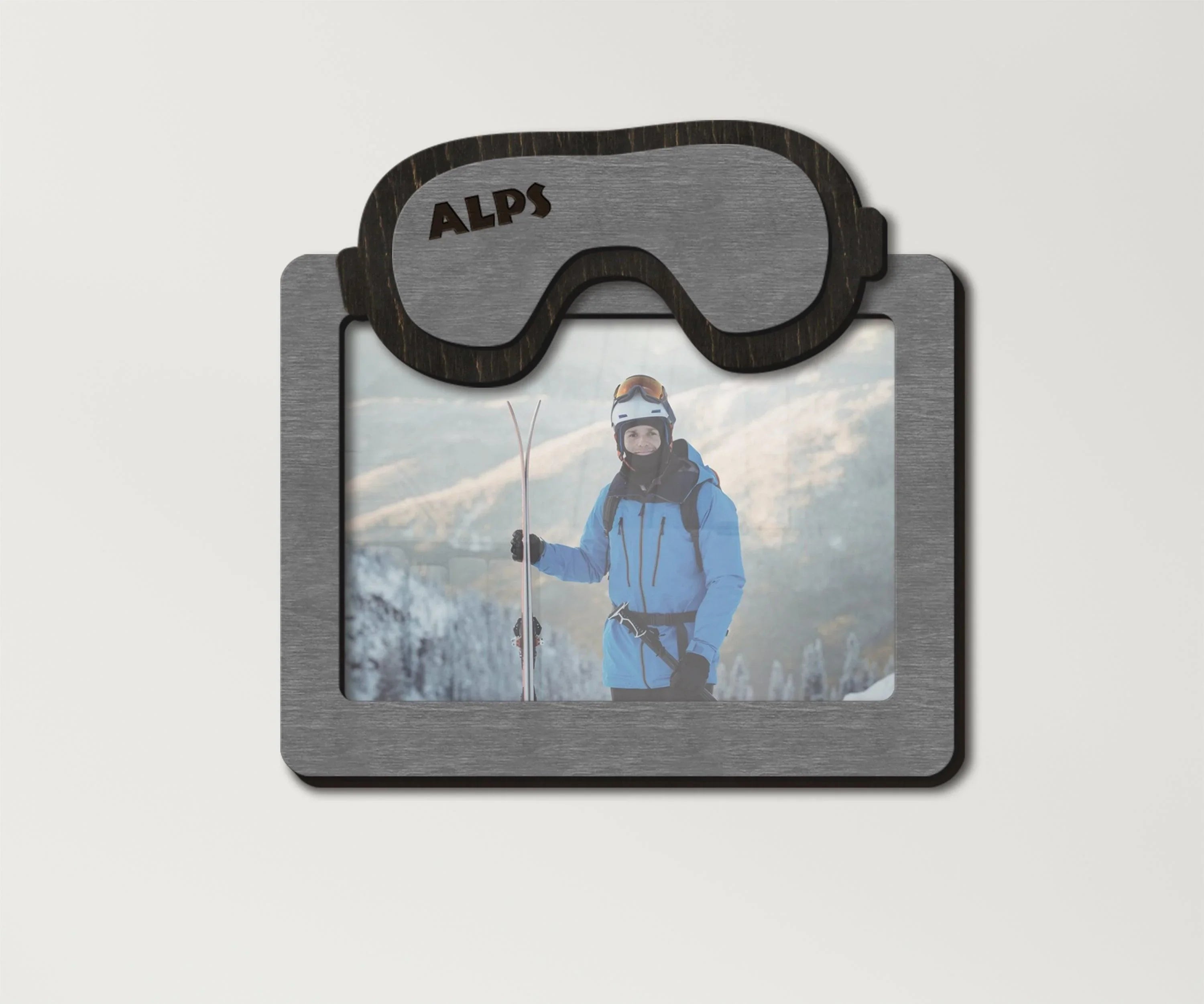 Ski Mask Photo Frame | Personalized Snowboarding Frame - The Frame Depot
