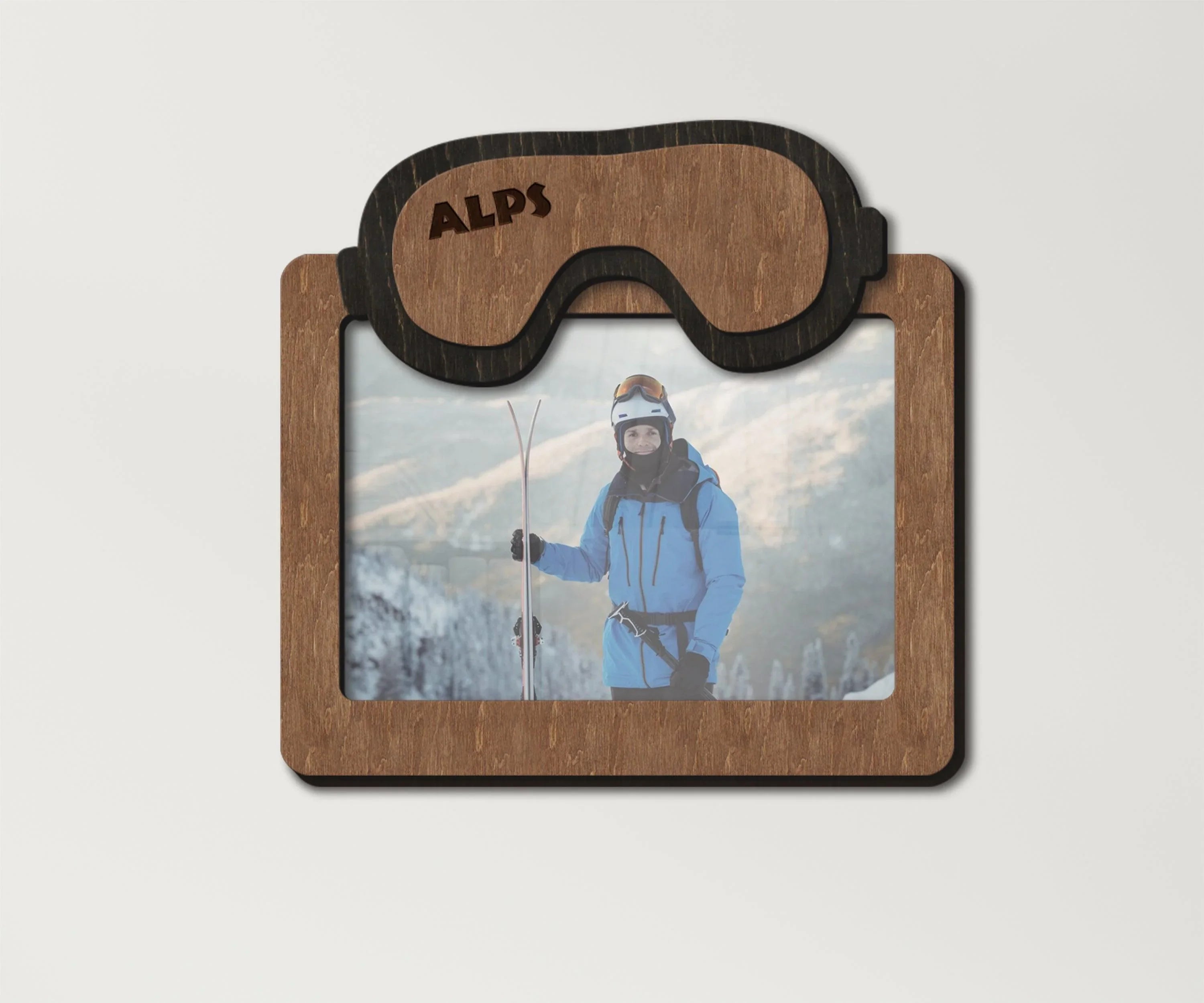 Ski Mask Photo Frame | Personalized Snowboarding Frame - The Frame Depot