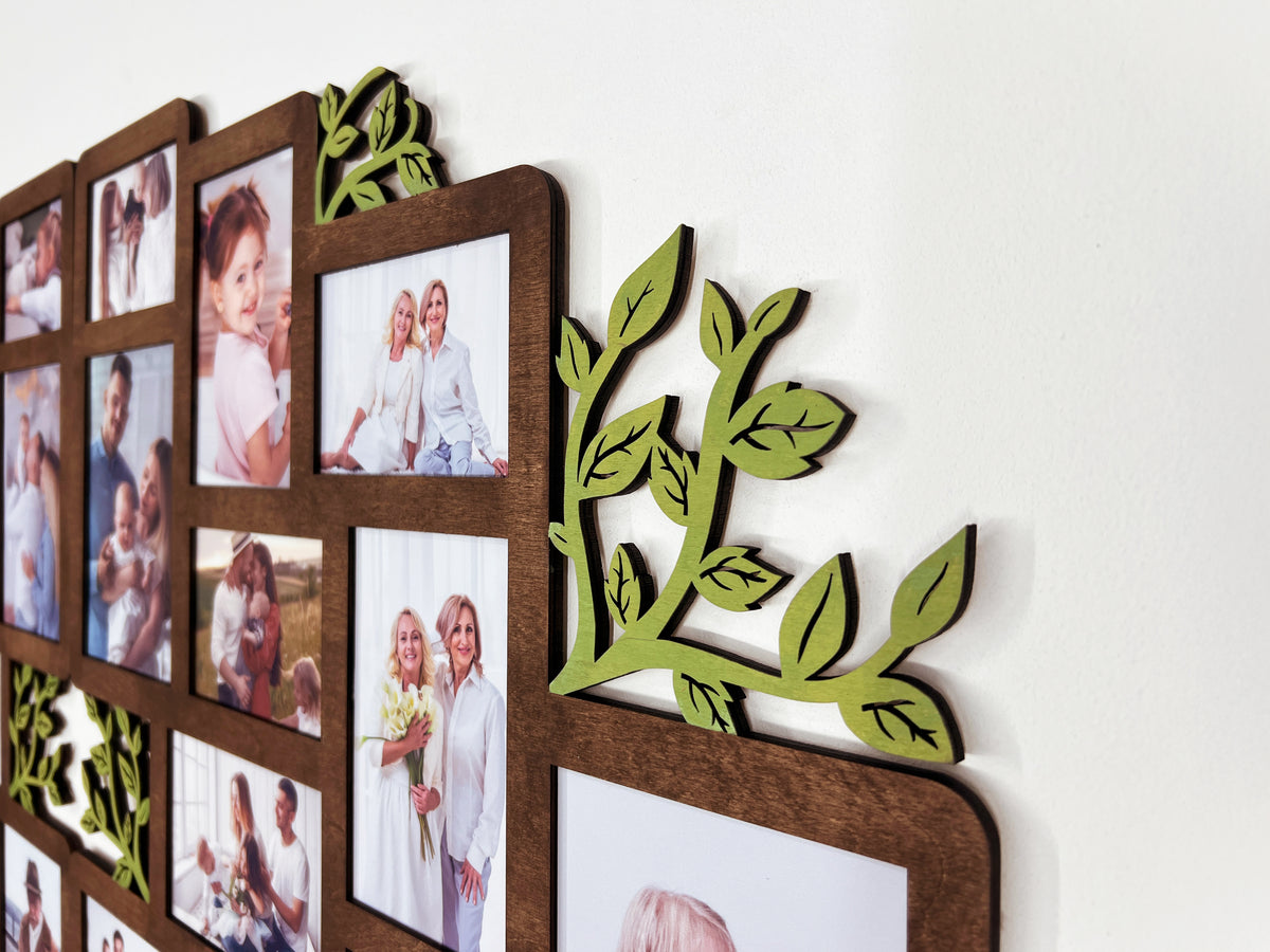 Botanical Gallery Wall Frames for Family Photos
