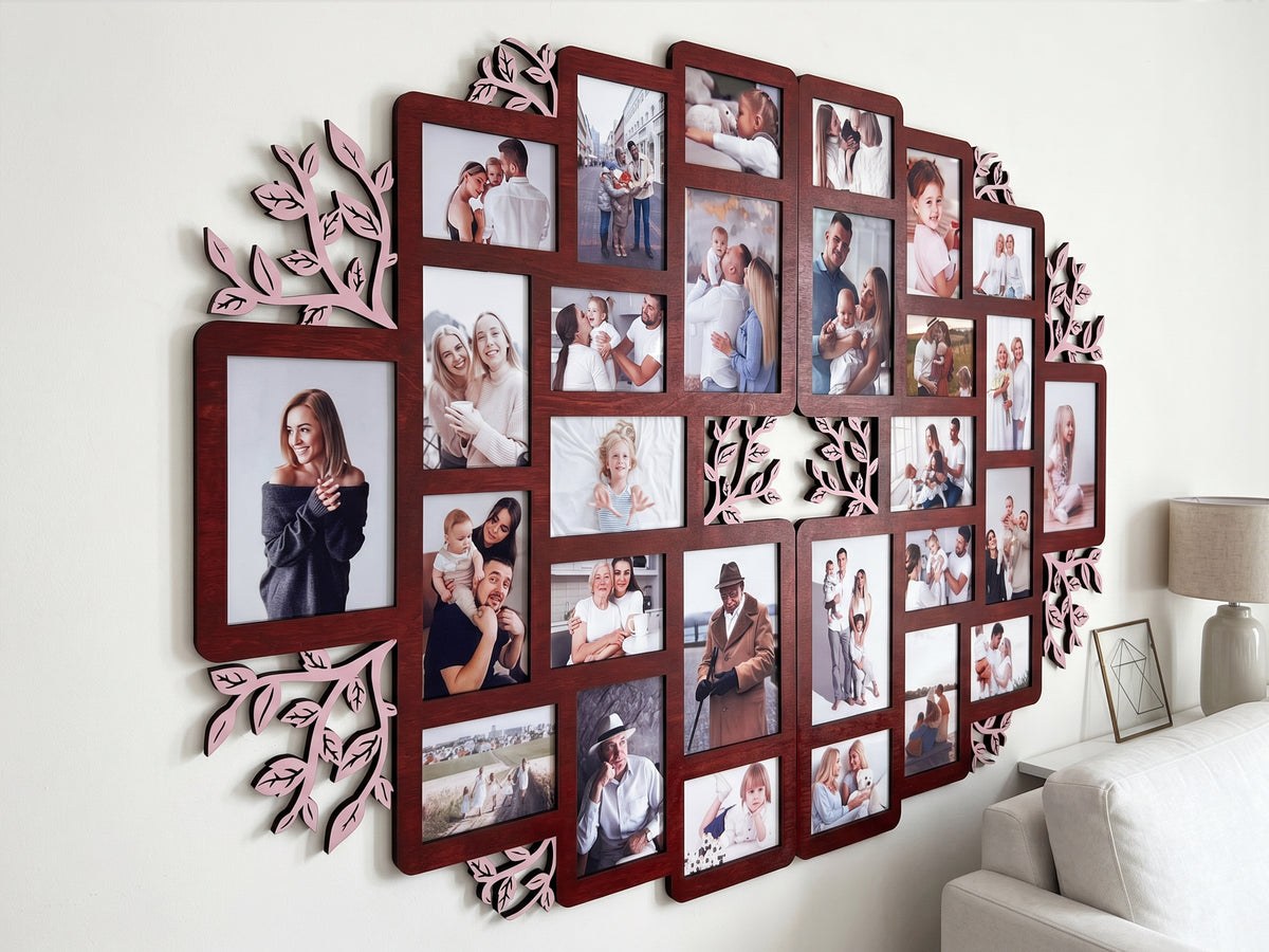 Botanical Gallery Wall Frames for Family Photos
