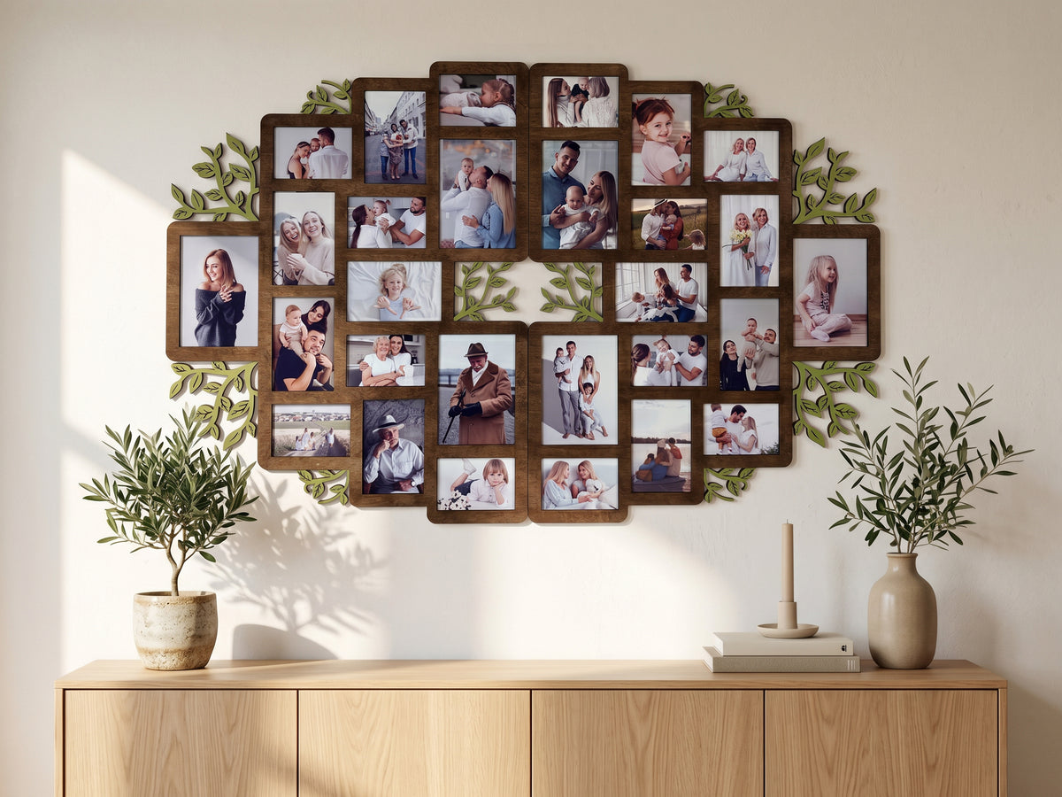 Botanical Gallery Wall Frames for Family Photos