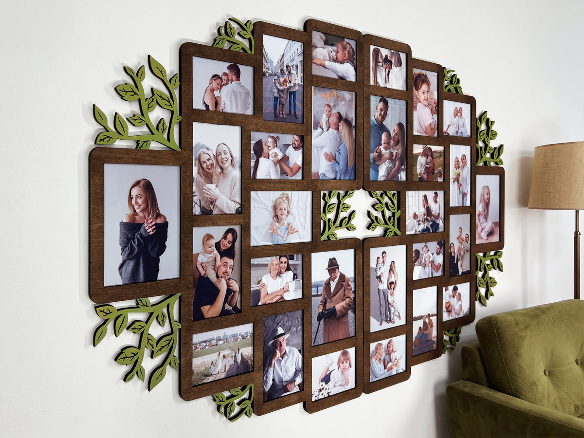 Botanical Gallery Wall Frames for Family Photos