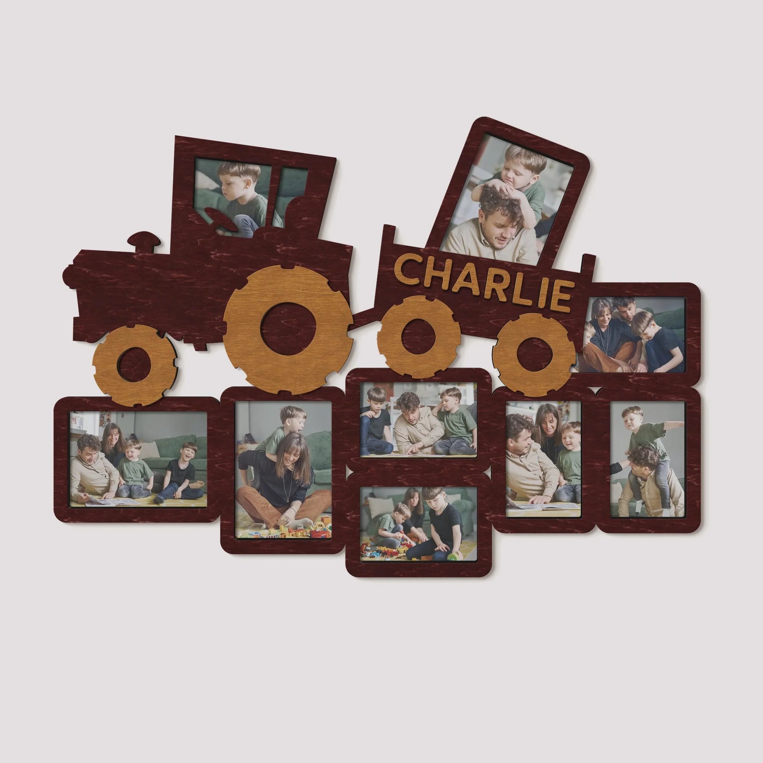 Tractor Collage | Personalized Kids Photo Frame - The Frame Depot