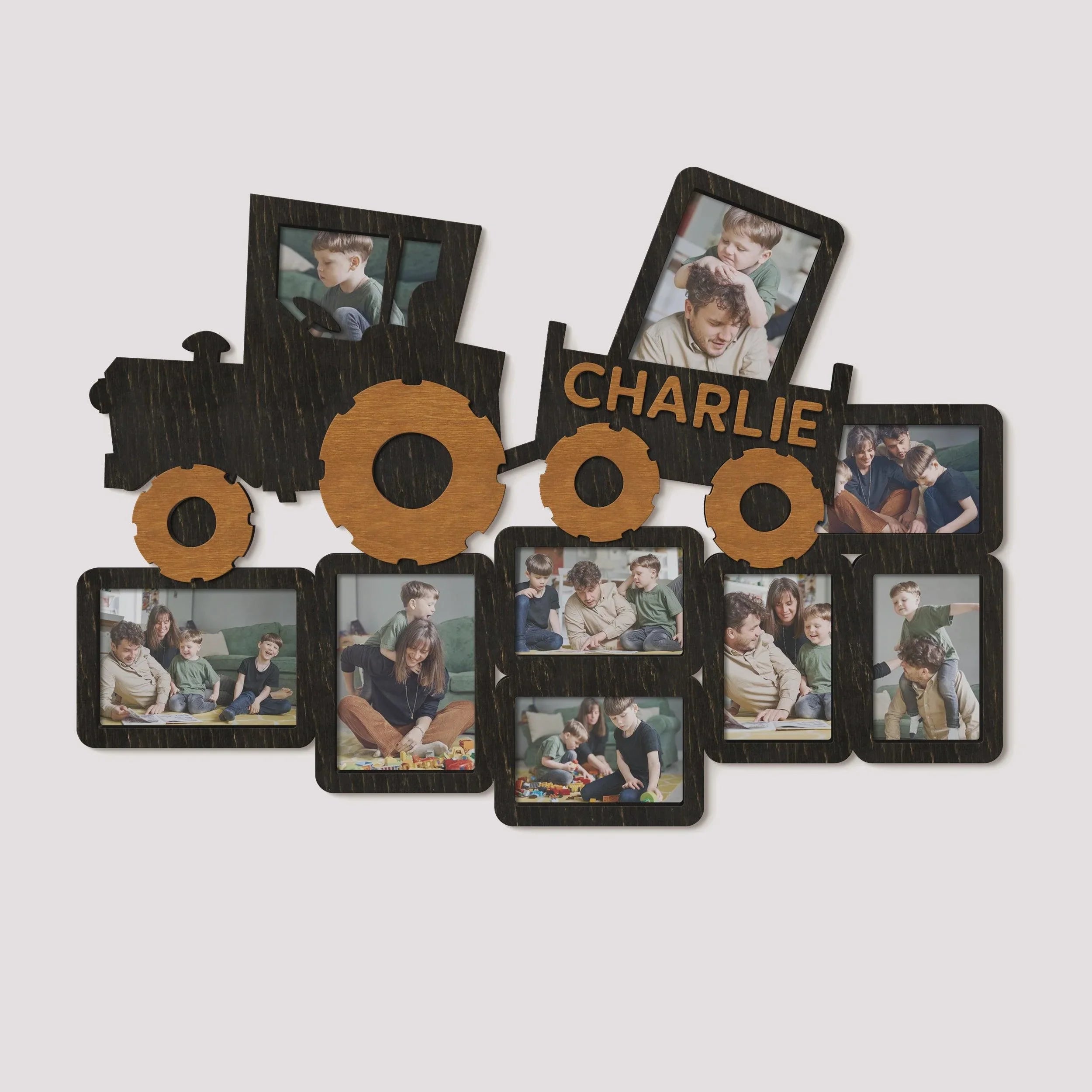 Tractor Collage | Personalized Kids Photo Frame - The Frame Depot